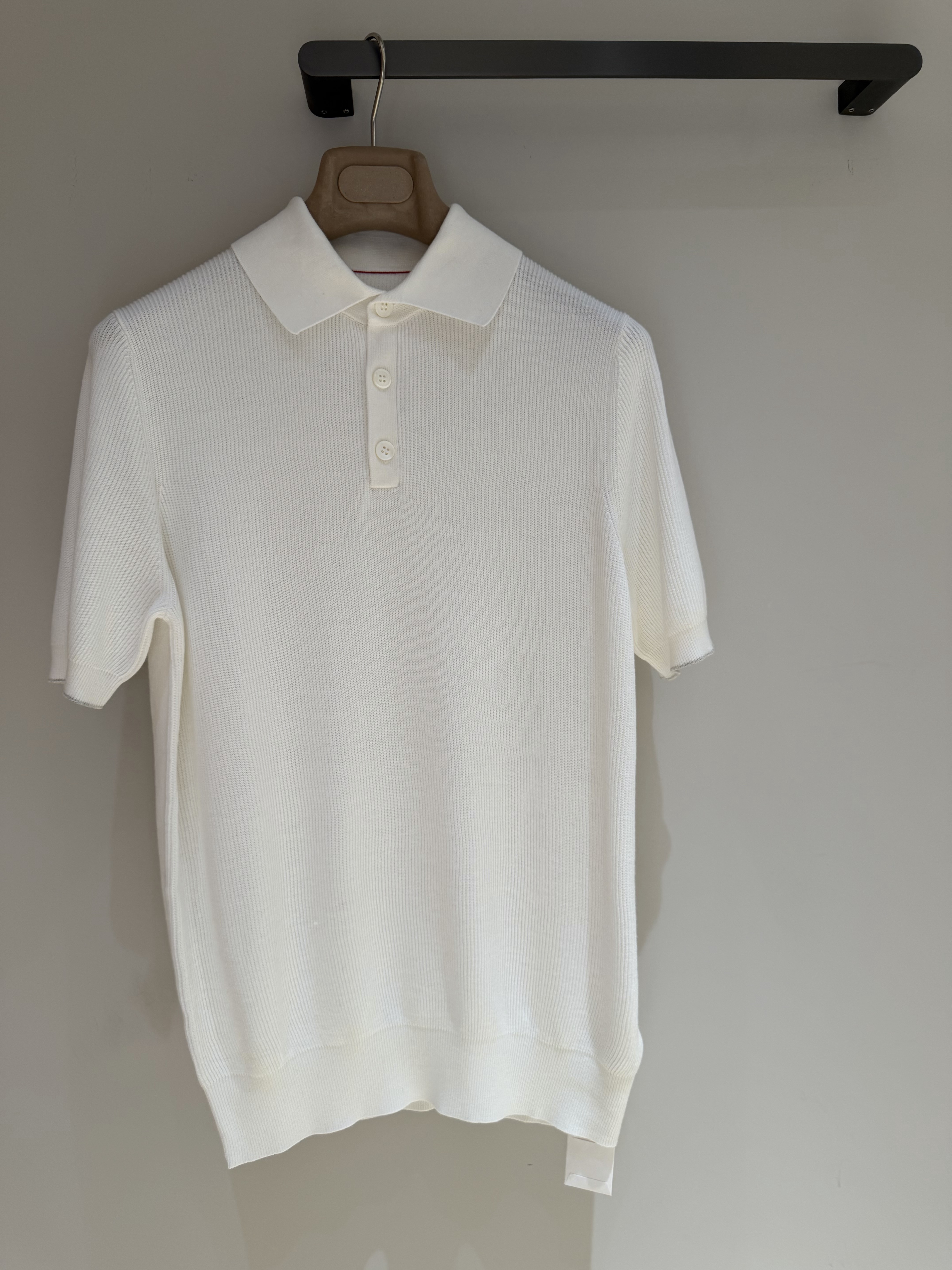 P379 白色纯色POLO衫