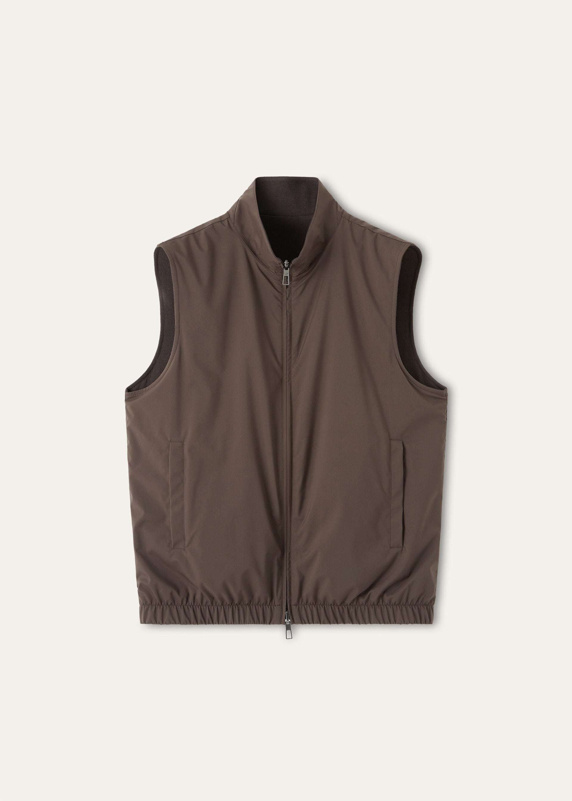 P699 reversible wool vest