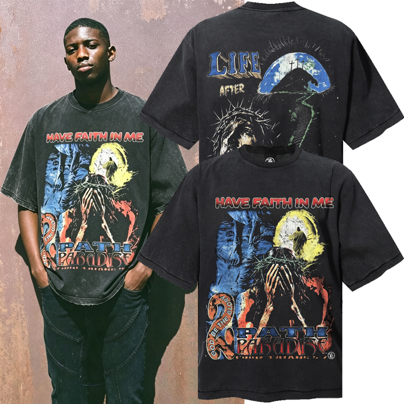1012 Hellstar Have Faith Washed T-Shirt