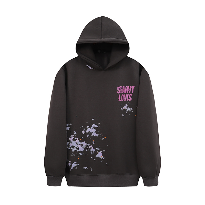 编号728 美式Saint Louis Paint Hoodie泼墨连帽加绒卫衣 · image 18