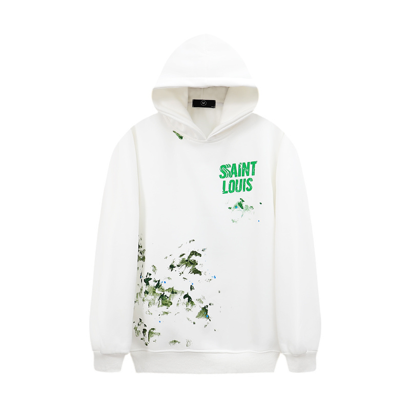 编号728 美式Saint Louis Paint Hoodie泼墨连帽加绒卫衣 · image 16