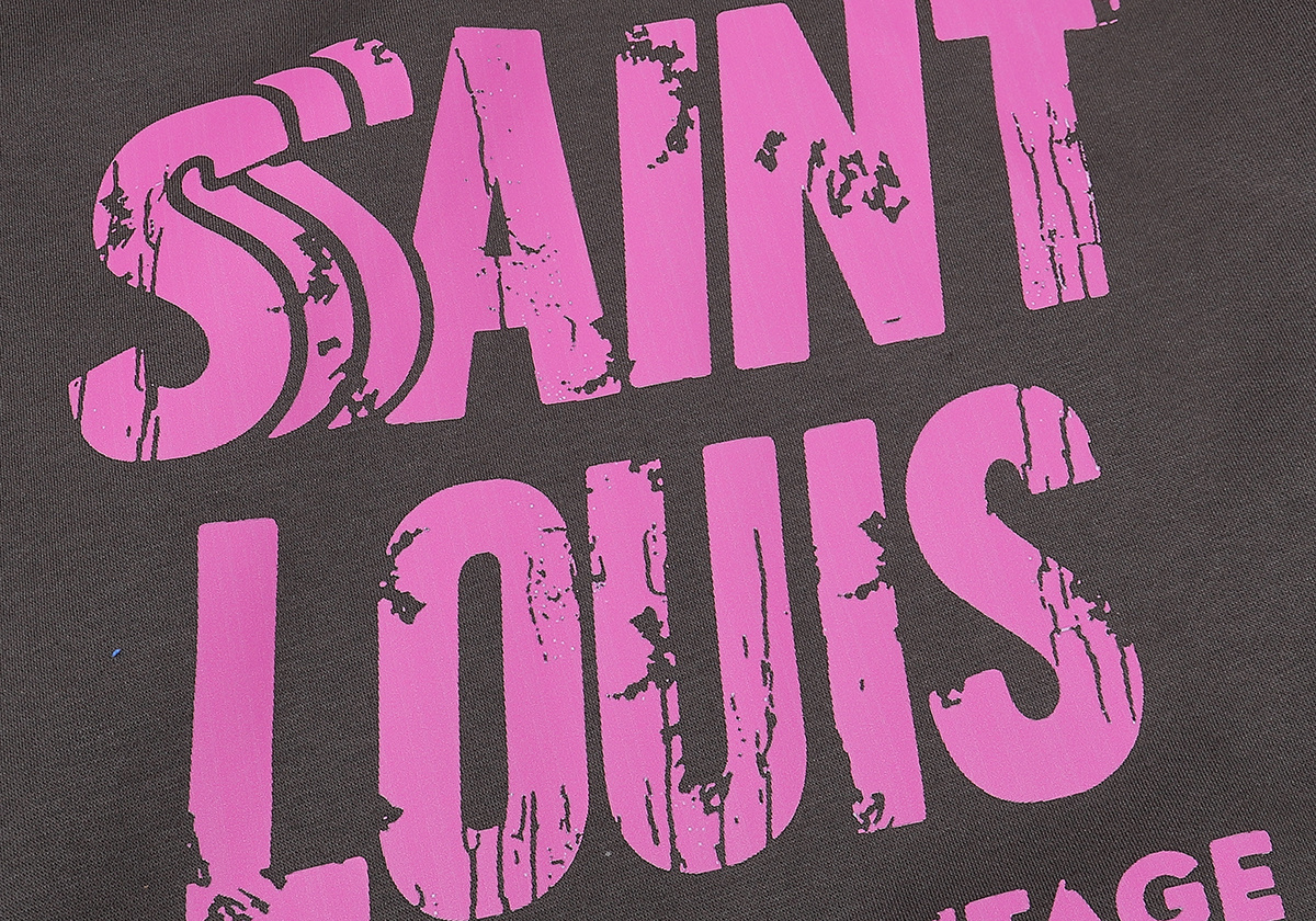 编号728 美式Saint Louis Paint Hoodie泼墨连帽加绒卫衣 · image 7