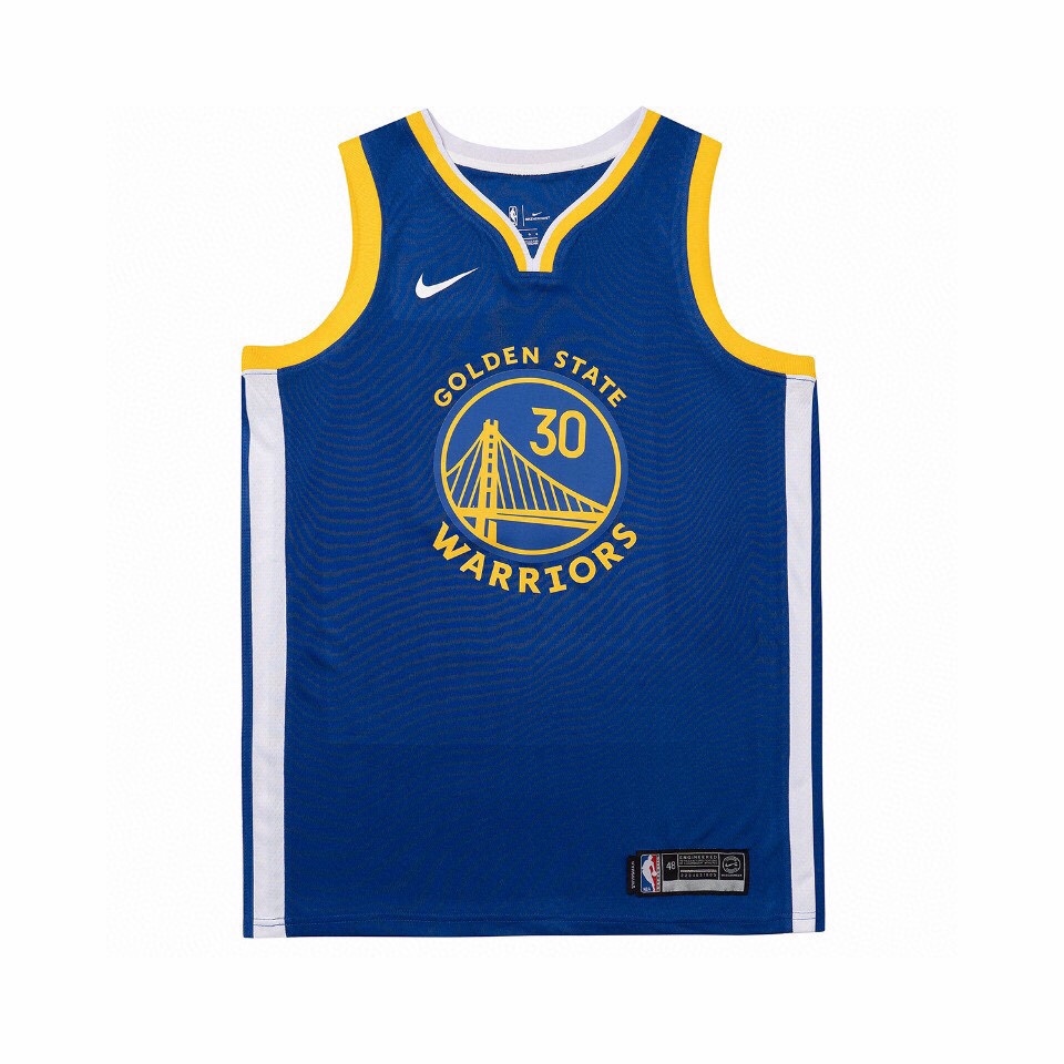 （款号S30）【顶级刺绣版本】白底细节图 Nike NBA 金州勇士队 库里30号球衣 顶级刺绣版本 -定制优质网眼布面料，原版克重，Dri-FIT 技术导湿速干，防静电处理 -字母数字均为高 · image 8