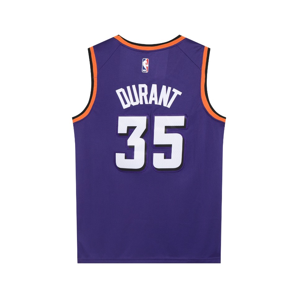 （款号S035）白底细节图 独家上新 NIKE NBA太阳杜兰特球衣 菲尼克斯队复古球衣22-23赛季最新款专柜zp一比一 NBA耐克nike篮球衣 球衣 超透气网眼面料 赶快入手字母和英文采 · image 8