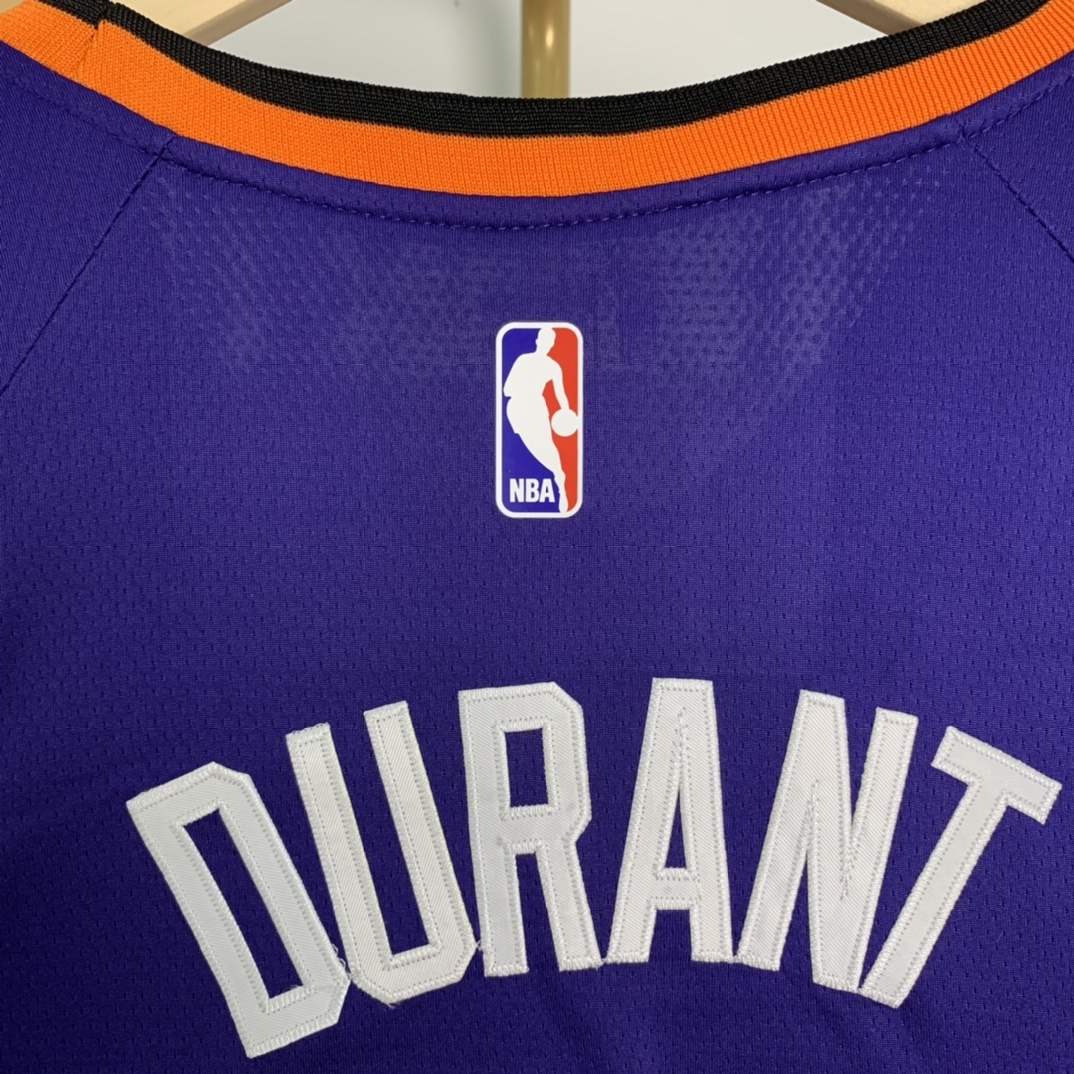 （款号S035）挂拍图 独家上新 NIKE NBA太阳杜兰特球衣 菲尼克斯队复古球衣22-23赛季最新款专柜zp一比一 NBA耐克nike篮球衣 球衣 超透气网眼面料 赶快入手字母和英文采用高 · image 6