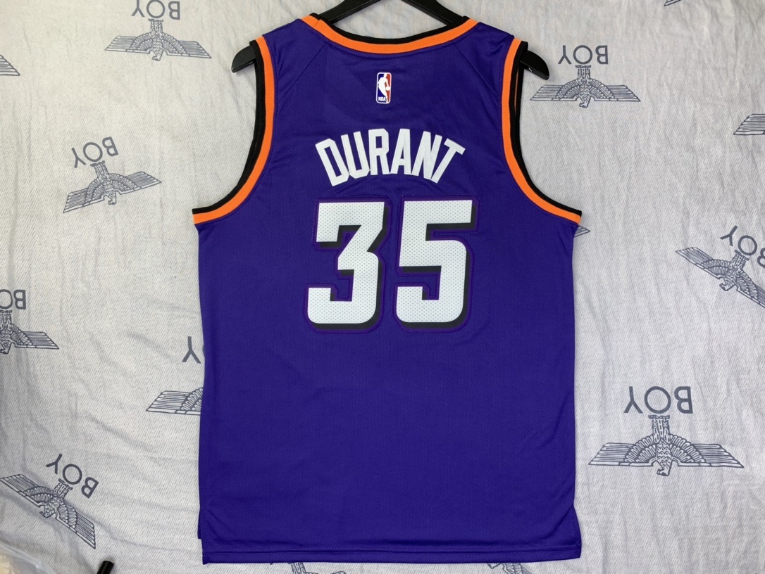 （款号S035）平铺实拍图 独家上新 NIKE NBA太阳杜兰特球衣 菲尼克斯队复古球衣22-23赛季最新款专柜zp一比一 NBA耐克nike篮球衣 球衣 超透气网眼面料 赶快入手字母和英文采 · image 6