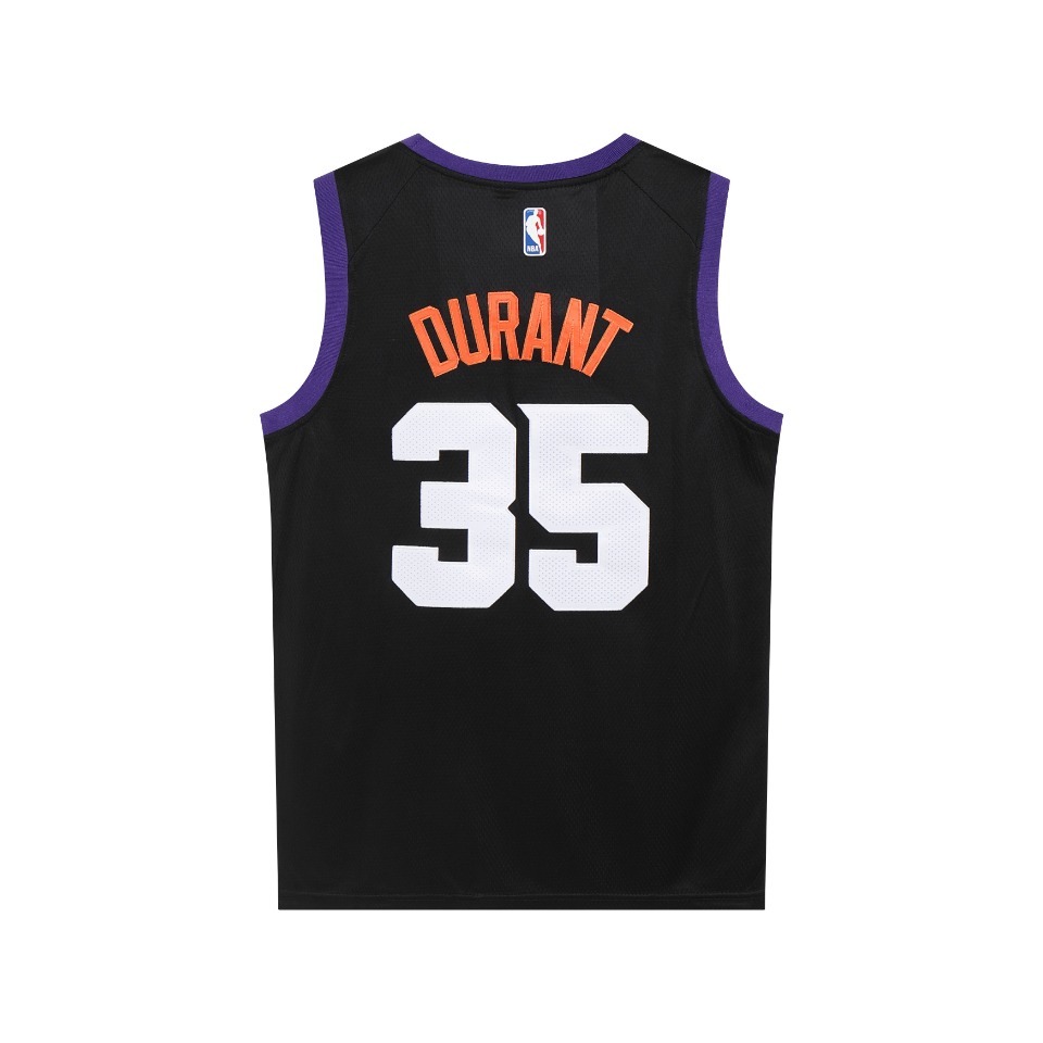（款号S35）白底细节图 MY独家上新  耐克×NBA太阳杜兰特35号复古球衣  菲尼克斯太阳 死神杜兰特35号球衣专柜zp一比一 NBA耐克nike篮球衣 球衣 超透气网眼面料 赶快入手字母 · image 8