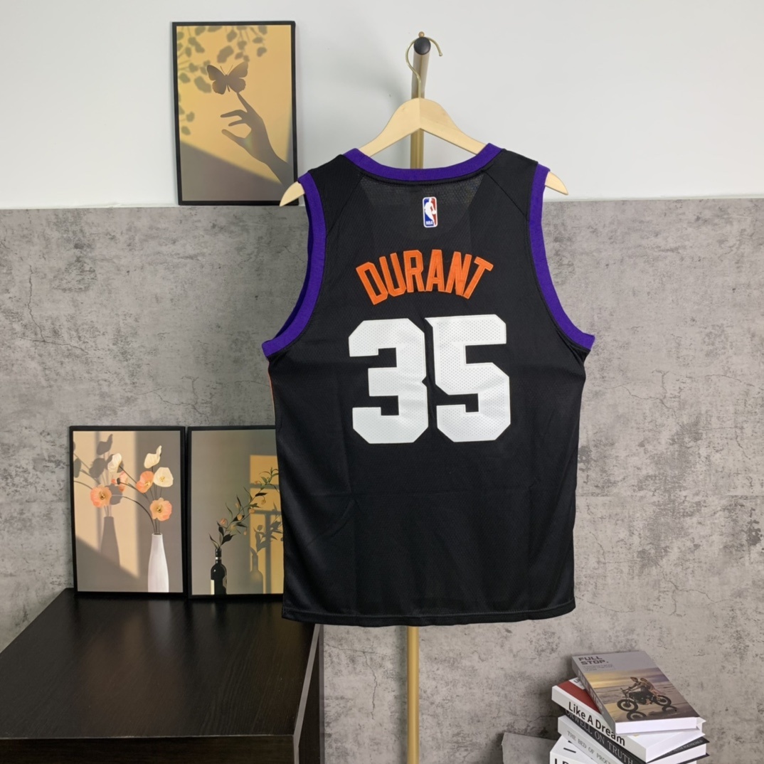 款号S35）挂拍图 MY独家上新  耐克×NBA太阳杜兰特35号复古球衣  菲尼克斯太阳 死神杜兰特35号球衣专柜zp一比一 NBA耐克nike篮球衣 球衣 超透气网眼面料 赶快入手字母和英 · image 8