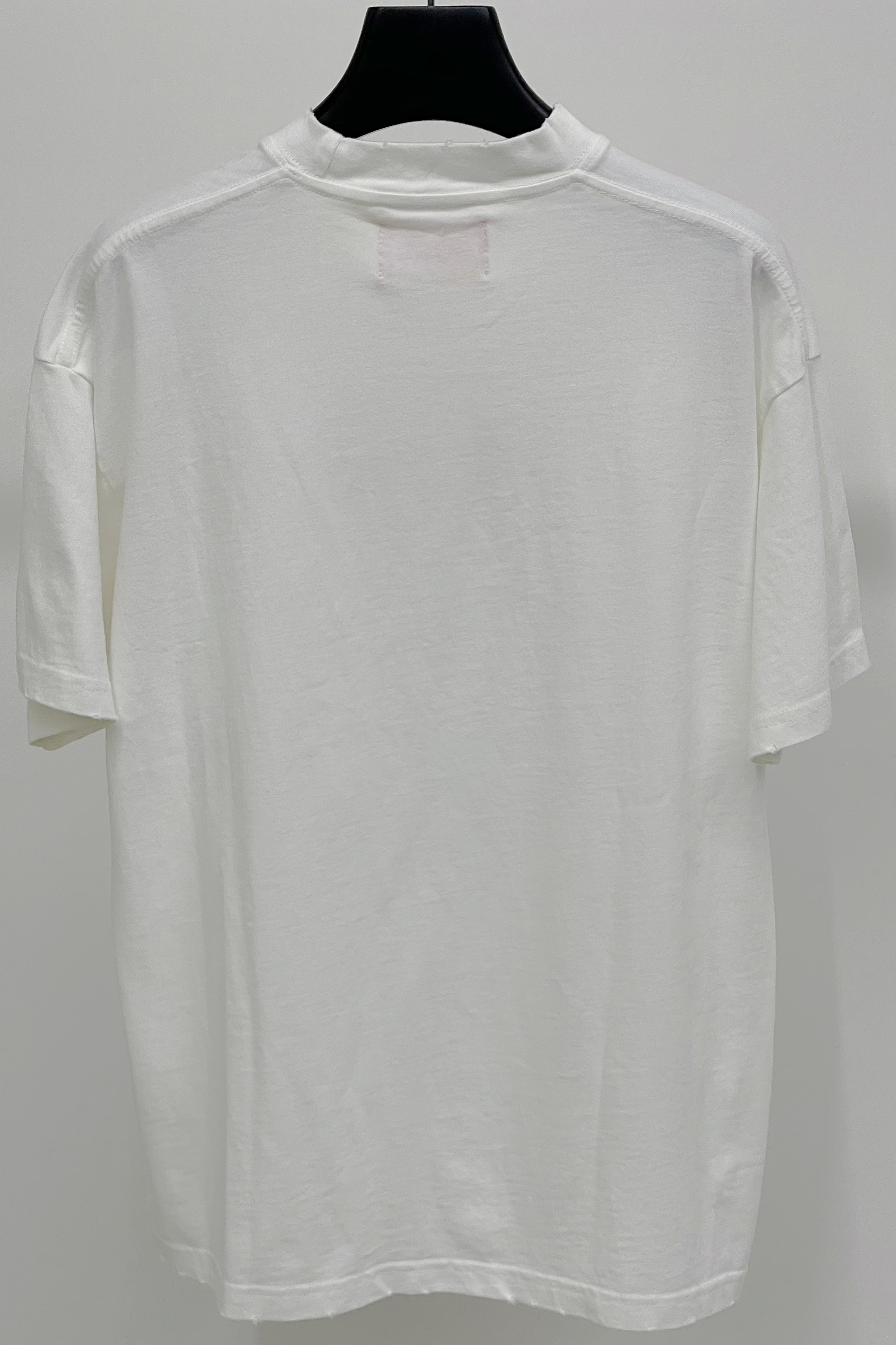 8011#032c LOGO英文字母印花短袖T恤 白色 S-XL · image 19