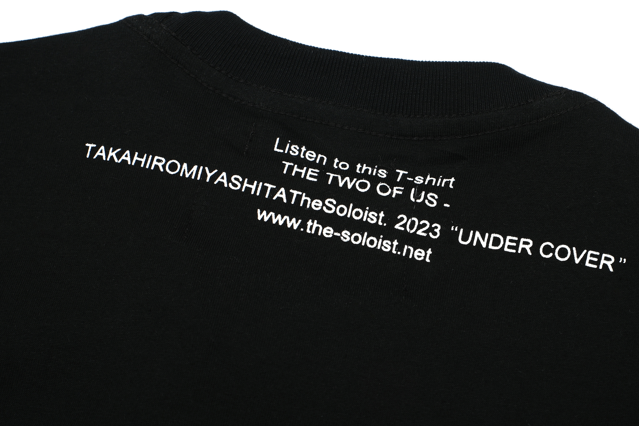 U880# Undercover 连体日月双面人印花短袖T恤 黑色 白色 S-XL码 · image 5