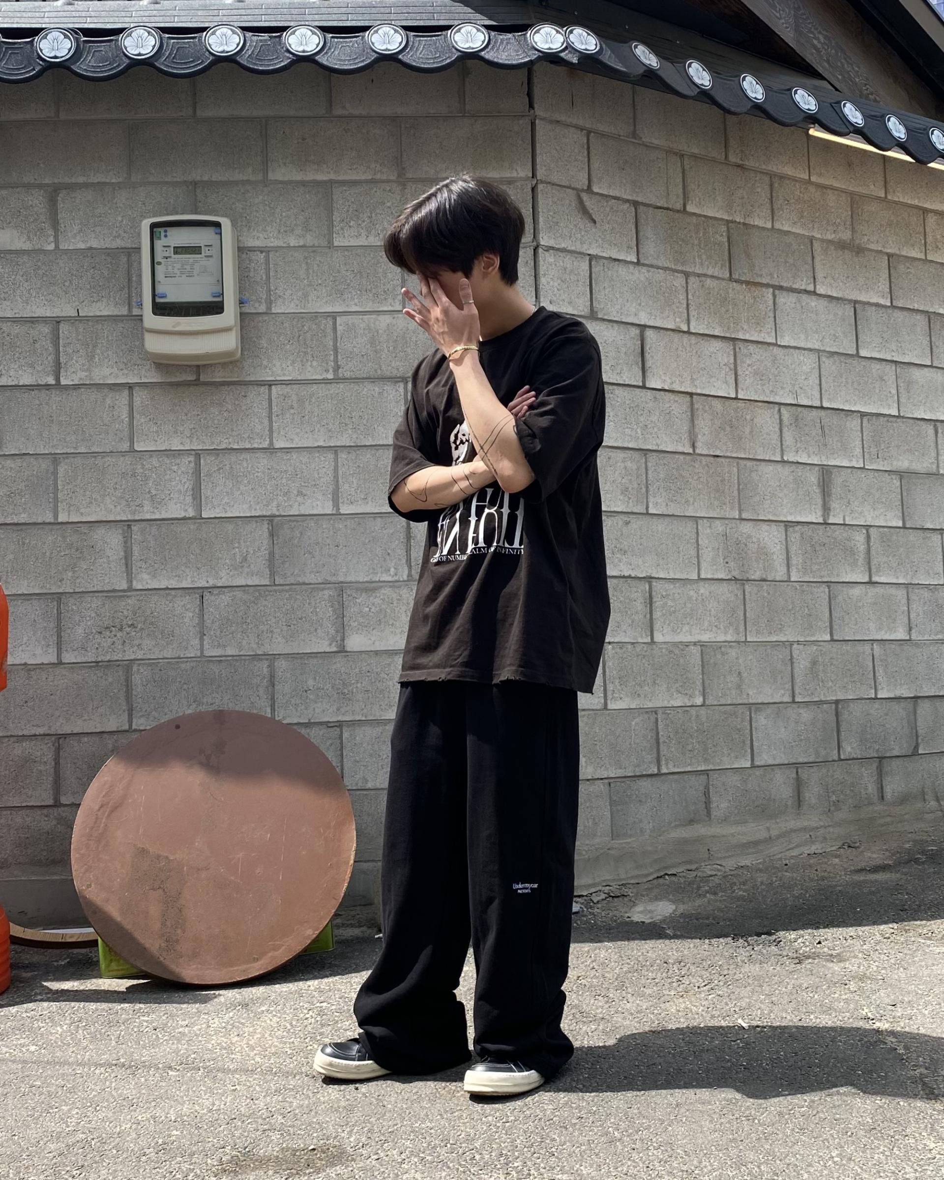3974#Undermycar 23SS EN HUIT TEE 手势字母印花短袖T恤 黑色 1码 2码 3码 4码 · image 19