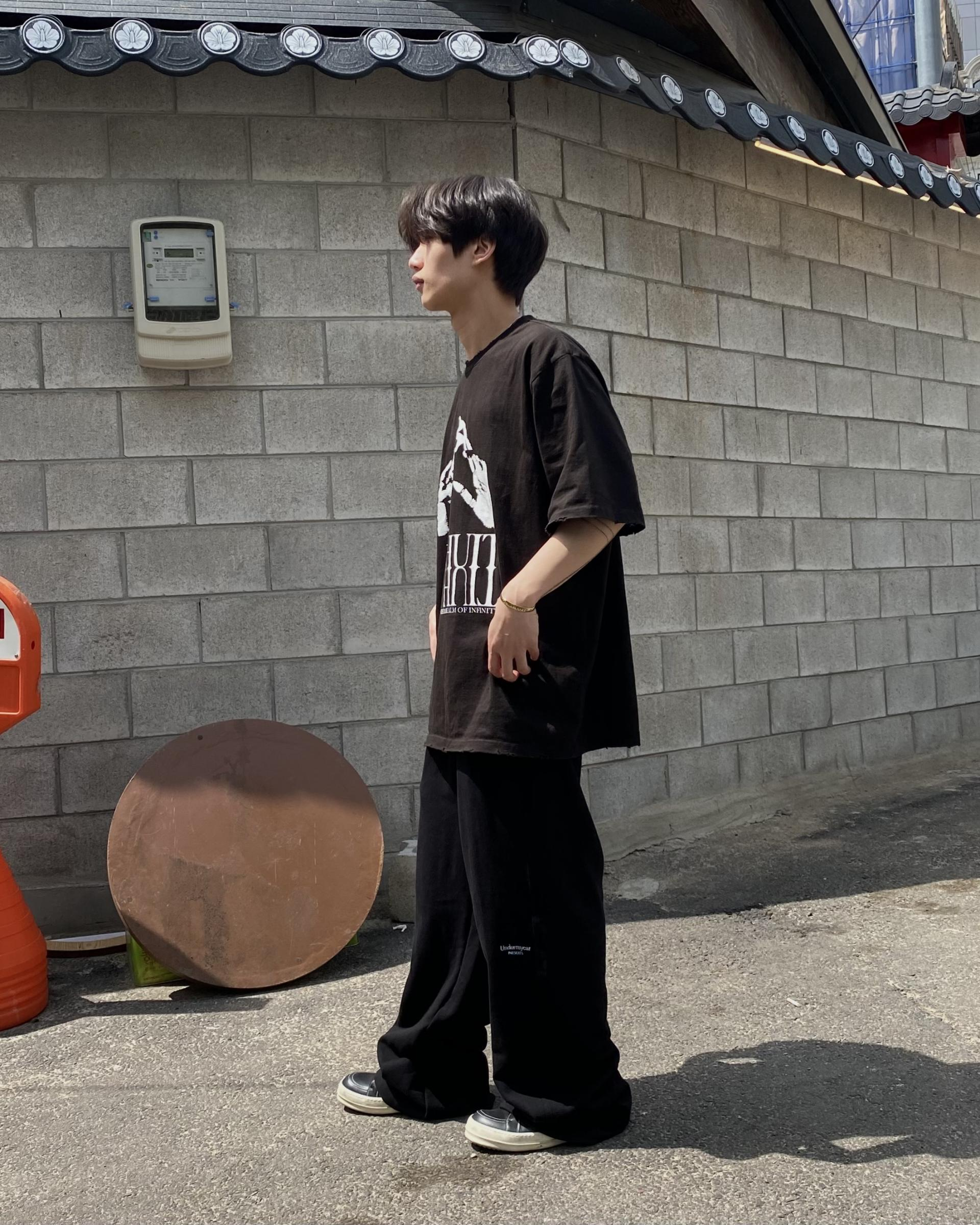 3974#Undermycar 23SS EN HUIT TEE 手势字母印花短袖T恤 黑色 1码 2码 3码 4码 · image 18