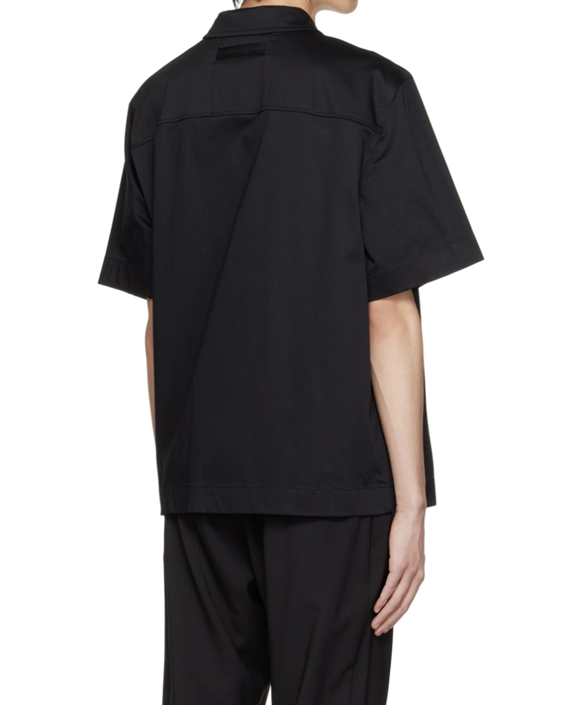 X1021# ALYX 1017 9SM 喷墨涂鸦logo机能拉链短袖衬衫 黑色 SML · image 19