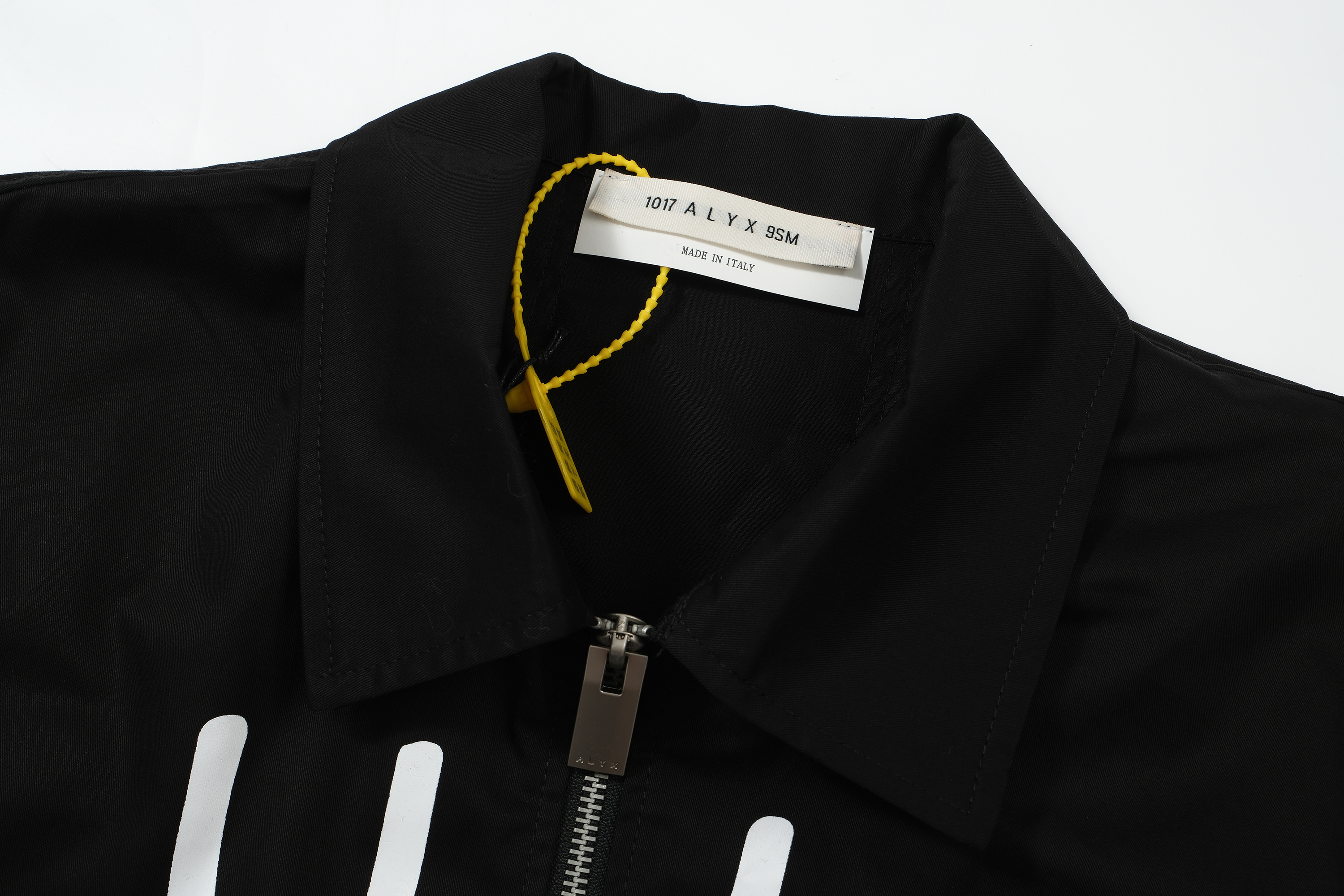 X1021# ALYX 1017 9SM 喷墨涂鸦logo机能拉链短袖衬衫 黑色 SML · image 14
