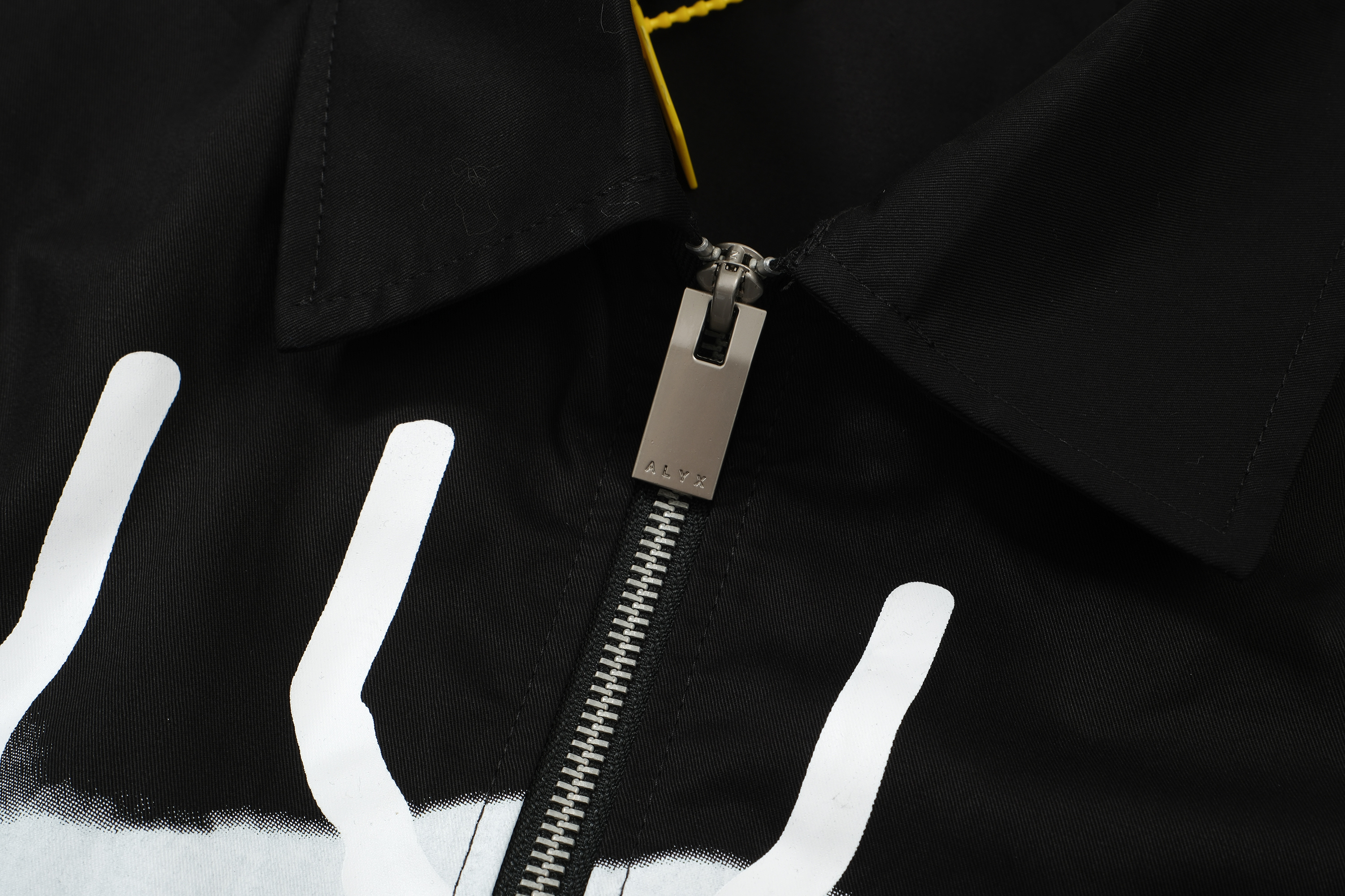 X1021# ALYX 1017 9SM 喷墨涂鸦logo机能拉链短袖衬衫 黑色 SML · image 13