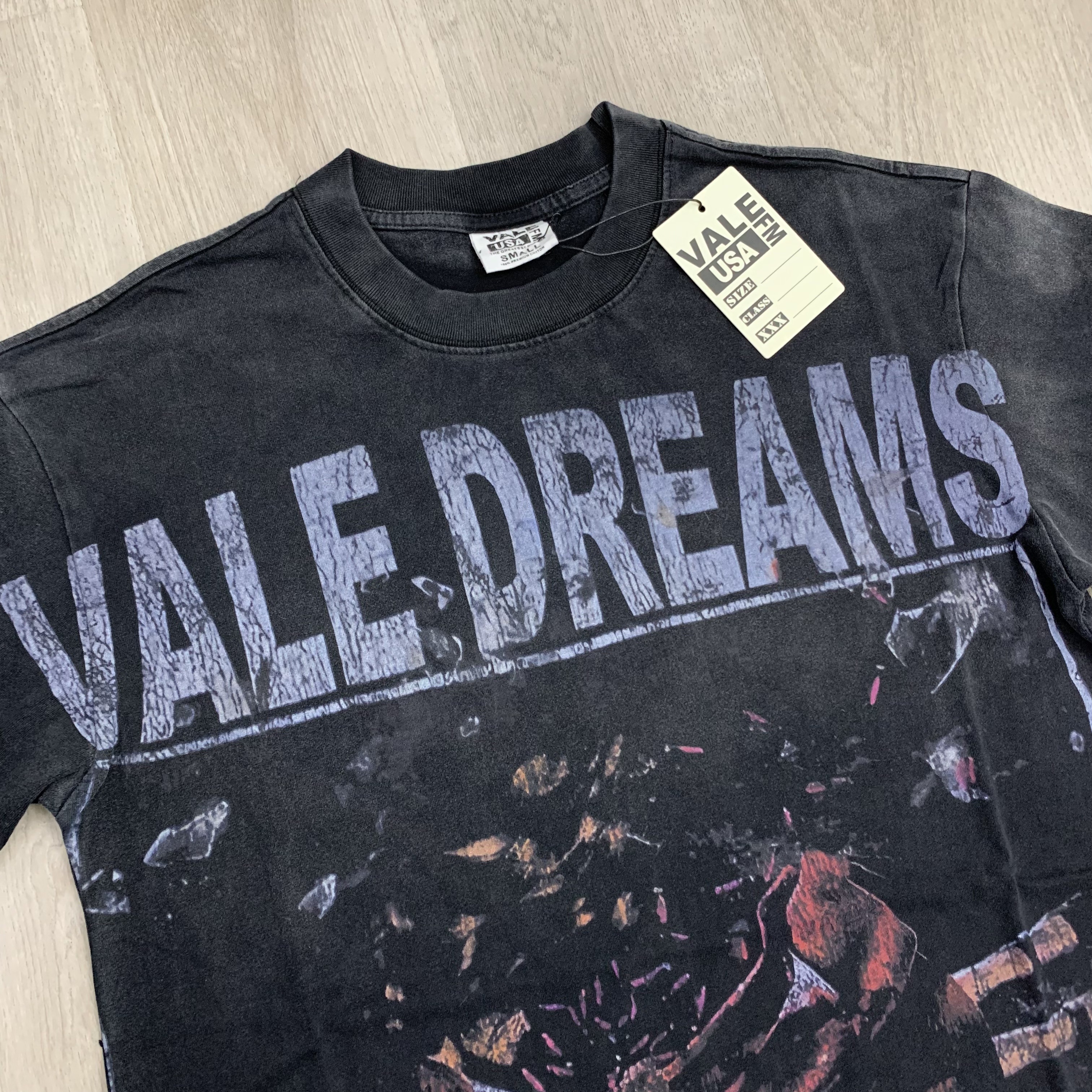 V527#  Vale Forever Valley Sport RED DRESS Vintage TEE街潮高品质纯棉短袖 · image 14