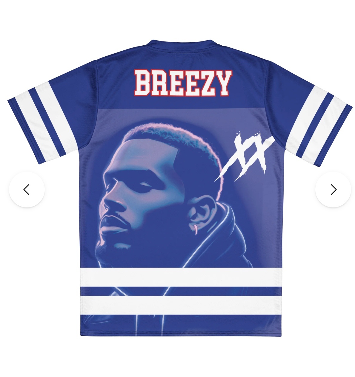 CT020Team Breezy定制烫钻橄榄球衫TEAM BREEZY美式橄榄球联盟标志聚酯纤维面料 蓝色 绿色 SMLXL · image 39