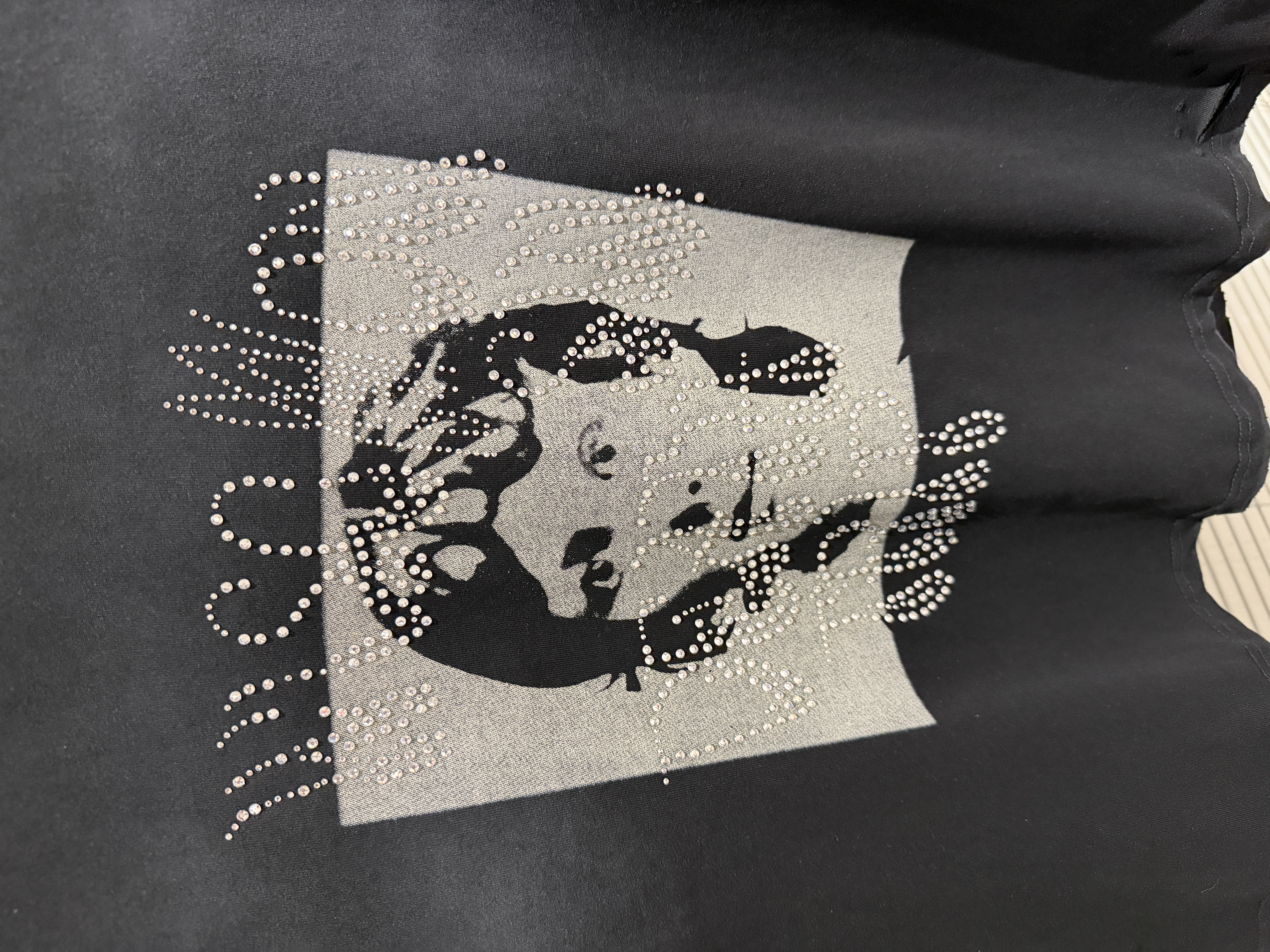 015-31#Paly Hollywood 26ss美式高街小众vintage水洗做旧短袖T恤男女潮 · image 8