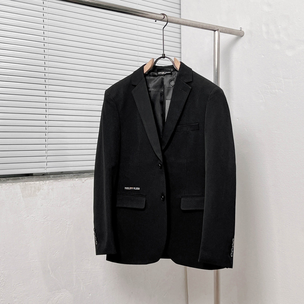 Philipp Plein/菲利普·普莱因  后幅骷髅头烫钻西服 码数:48.50.52.54.56.58 · image 16