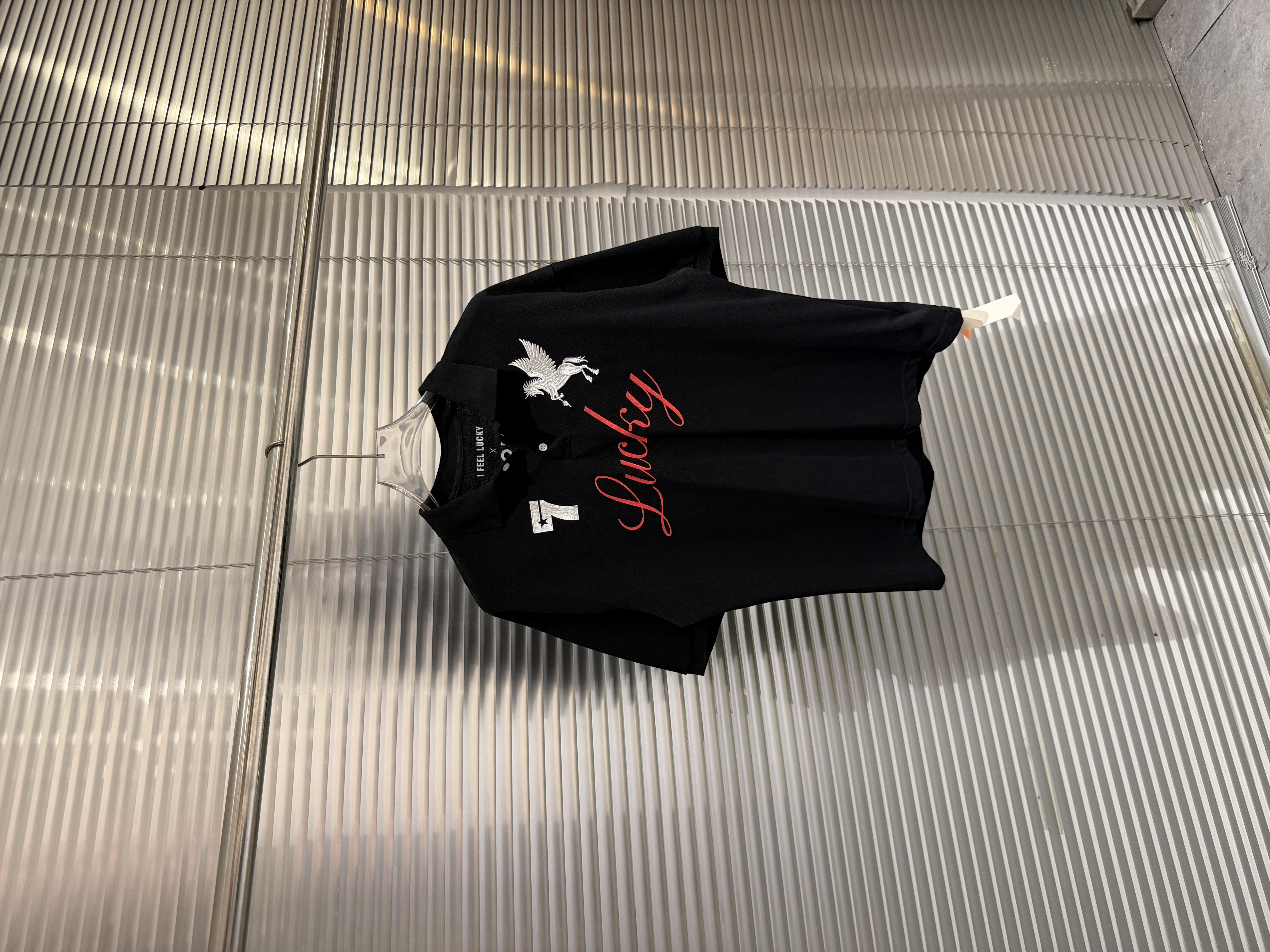 676-5#I FEEL LUCKY × KOIN联名战马马年限定Polo衫翻领休闲短袖男女 · image 16