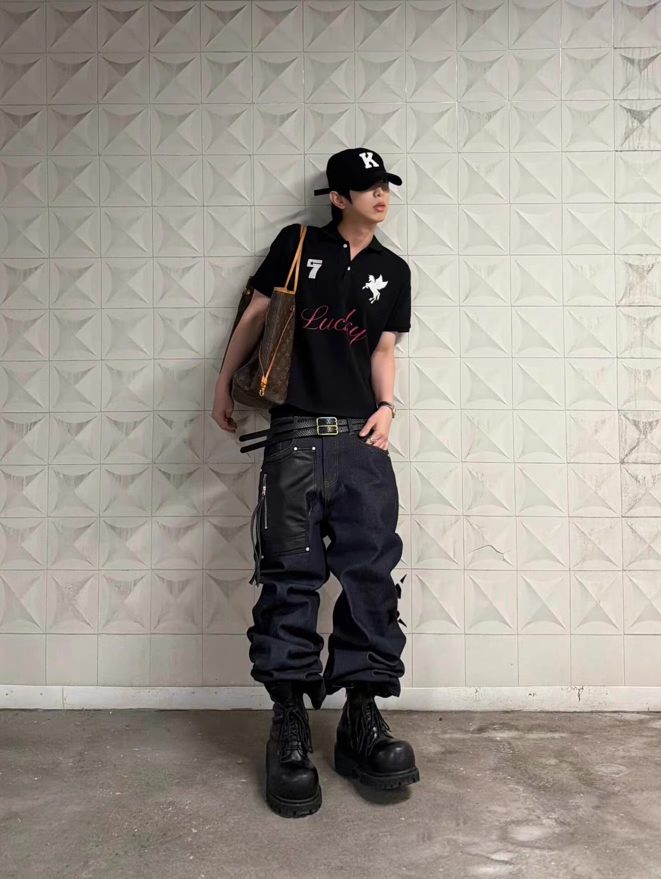 676-5#I FEEL LUCKY × KOIN联名战马马年限定Polo衫翻领休闲短袖男女 · image 27