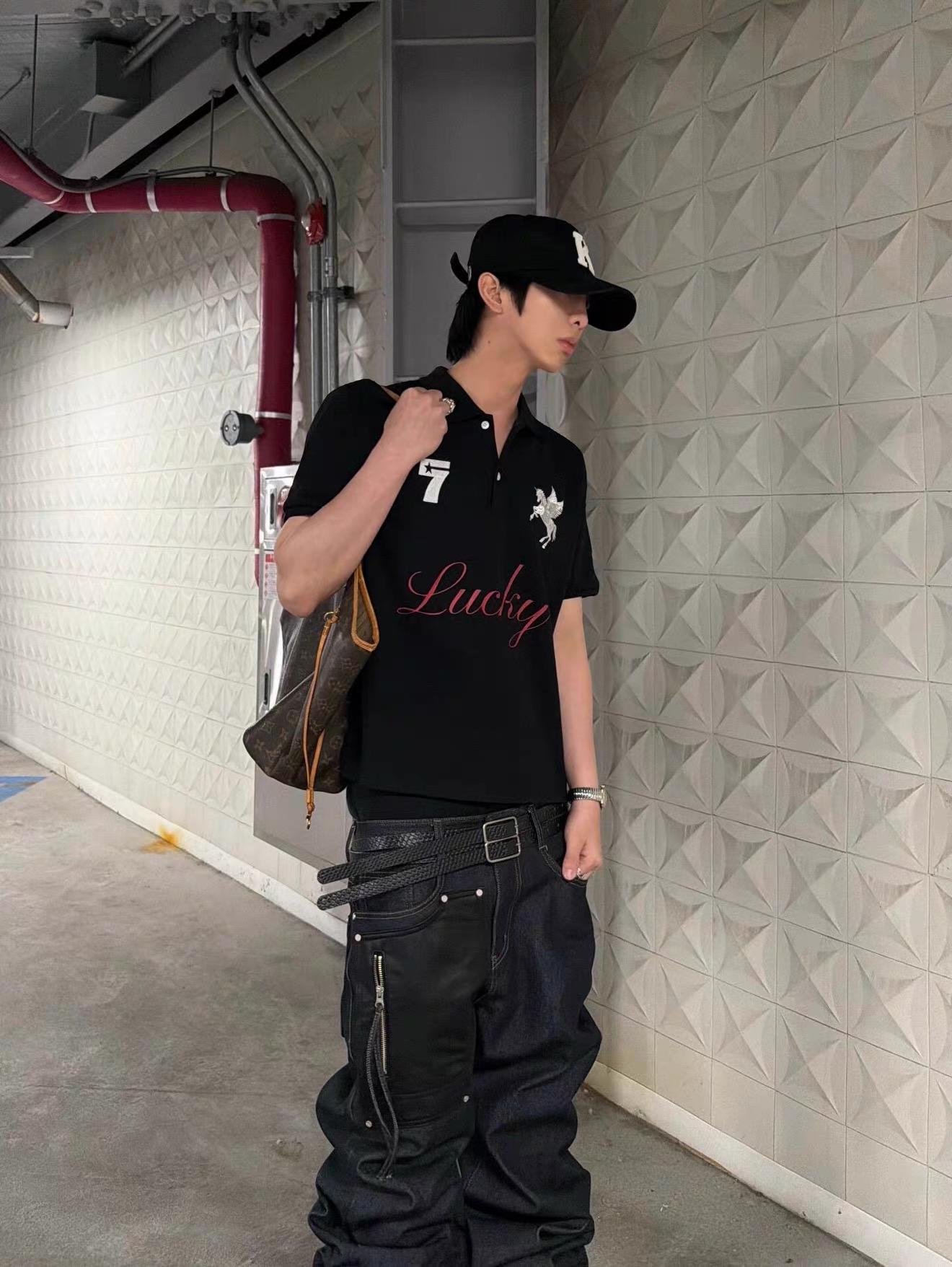 676-5#I FEEL LUCKY × KOIN联名战马马年限定Polo衫翻领休闲短袖男女 · image 28