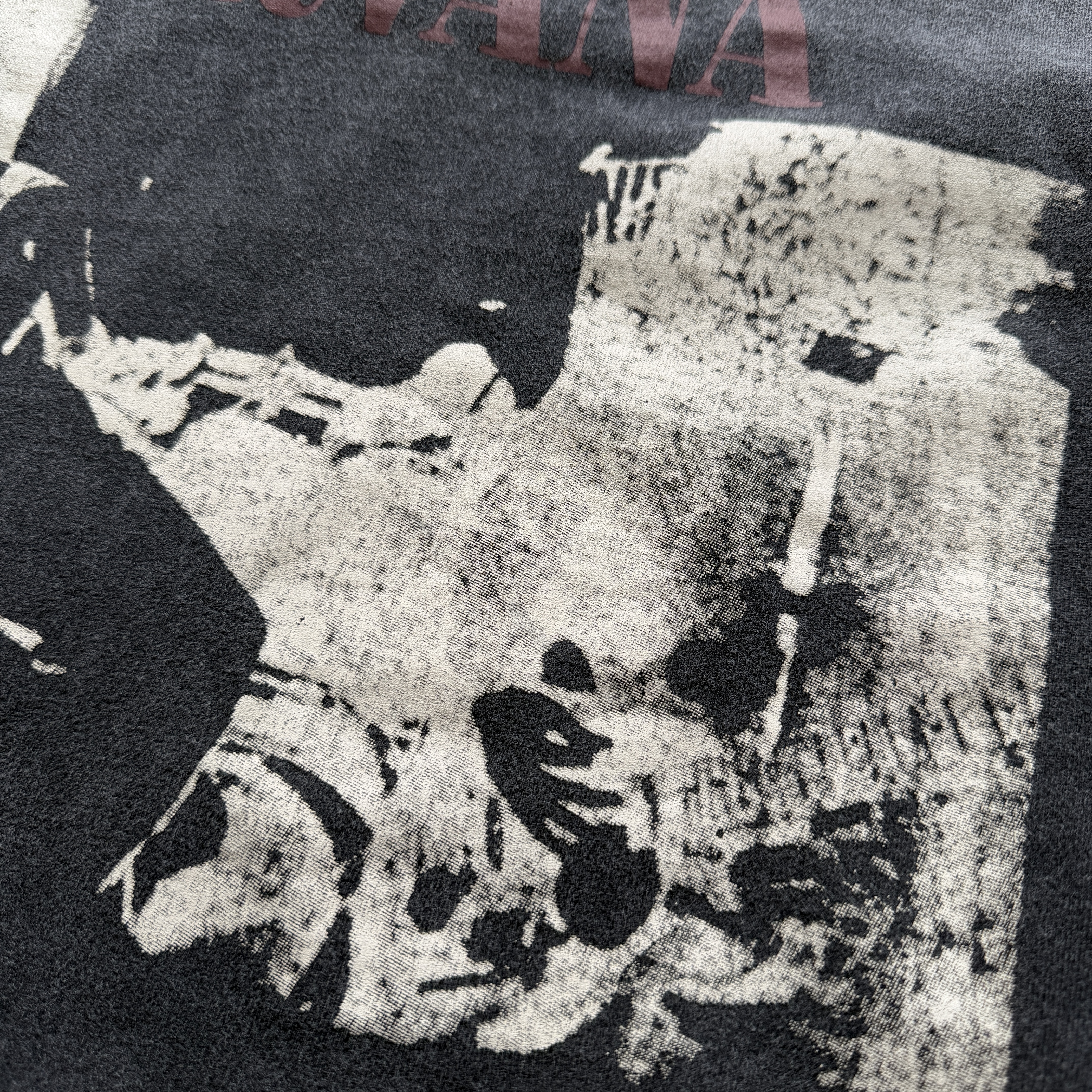 # CTS-184款 1990柯本巡演上身超稀有款长袖 SONIC YOUTH x NIRVANA 洗后280g重磅纯棉面料 复古单缝线天地针工艺 阿苏特酵磨重磅洗水 尺码：S M L XL · image 17