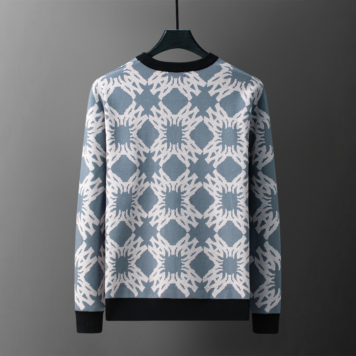 55012#AMIRI 2026年秋冬新款  套头毛衣 官网同步 M-3XL 灰色 · image 12