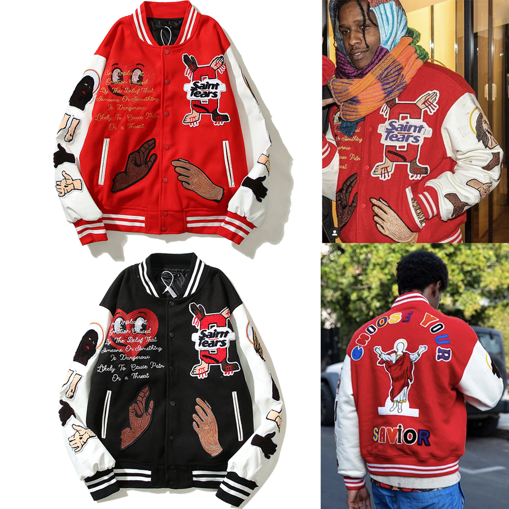 款号3021    詹姆斯同款Price Stadium Jacket重工全刺绣工艺棒球运动夹克外套 · image 11