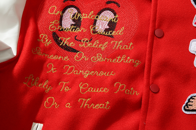款号3021    詹姆斯同款Price Stadium Jacket重工全刺绣工艺棒球运动夹克外套 · image 23