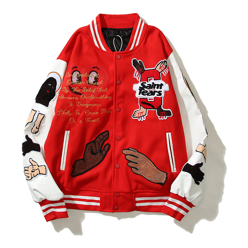 款号3021    詹姆斯同款Price Stadium Jacket重工全刺绣工艺棒球运动夹克外套 · image 37