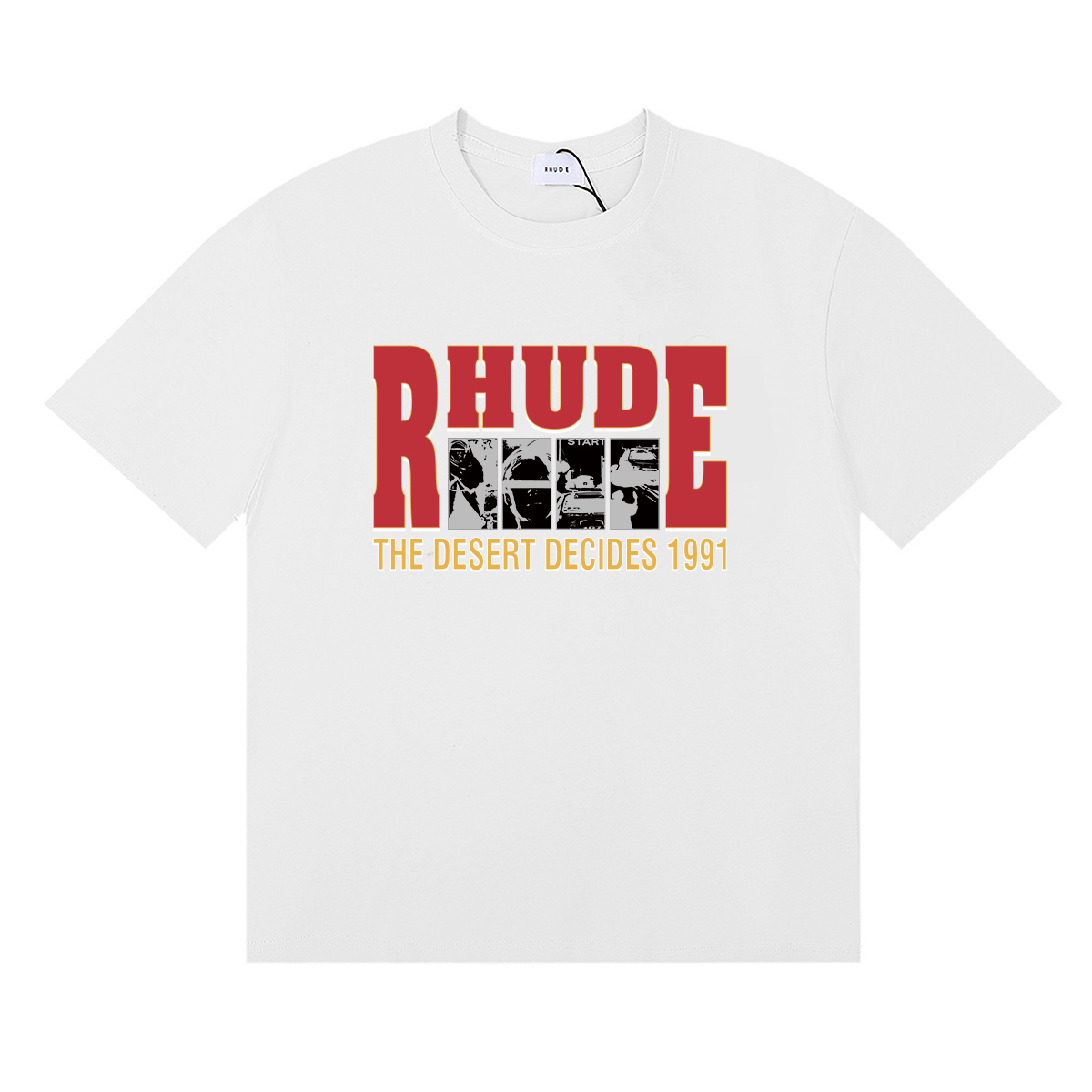 编号50217，Rhude Desert Decides graphic-print T-shirt · image 5