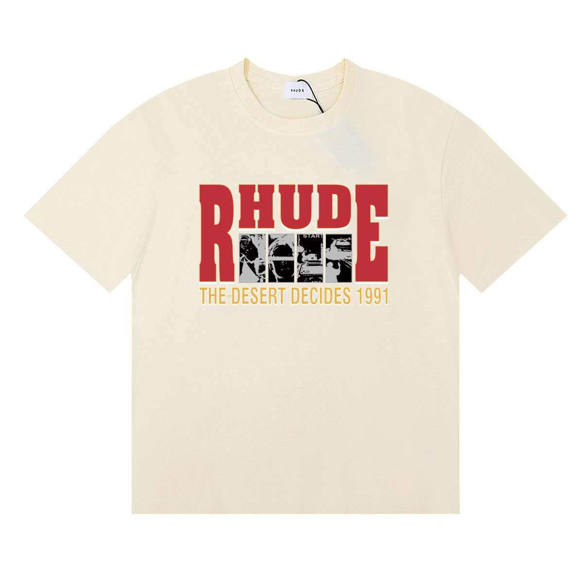 编号50217，Rhude Desert Decides graphic-print T-shirt · image 7