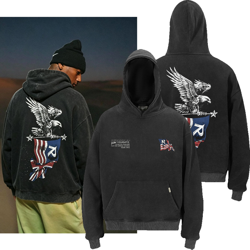 编号300 Represent Eagle Washed Hoodie洗水卫衣 · cover