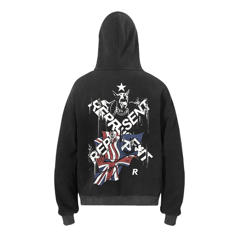编号301 Represent Dog Washed Hoodie洗水卫衣 · image 9