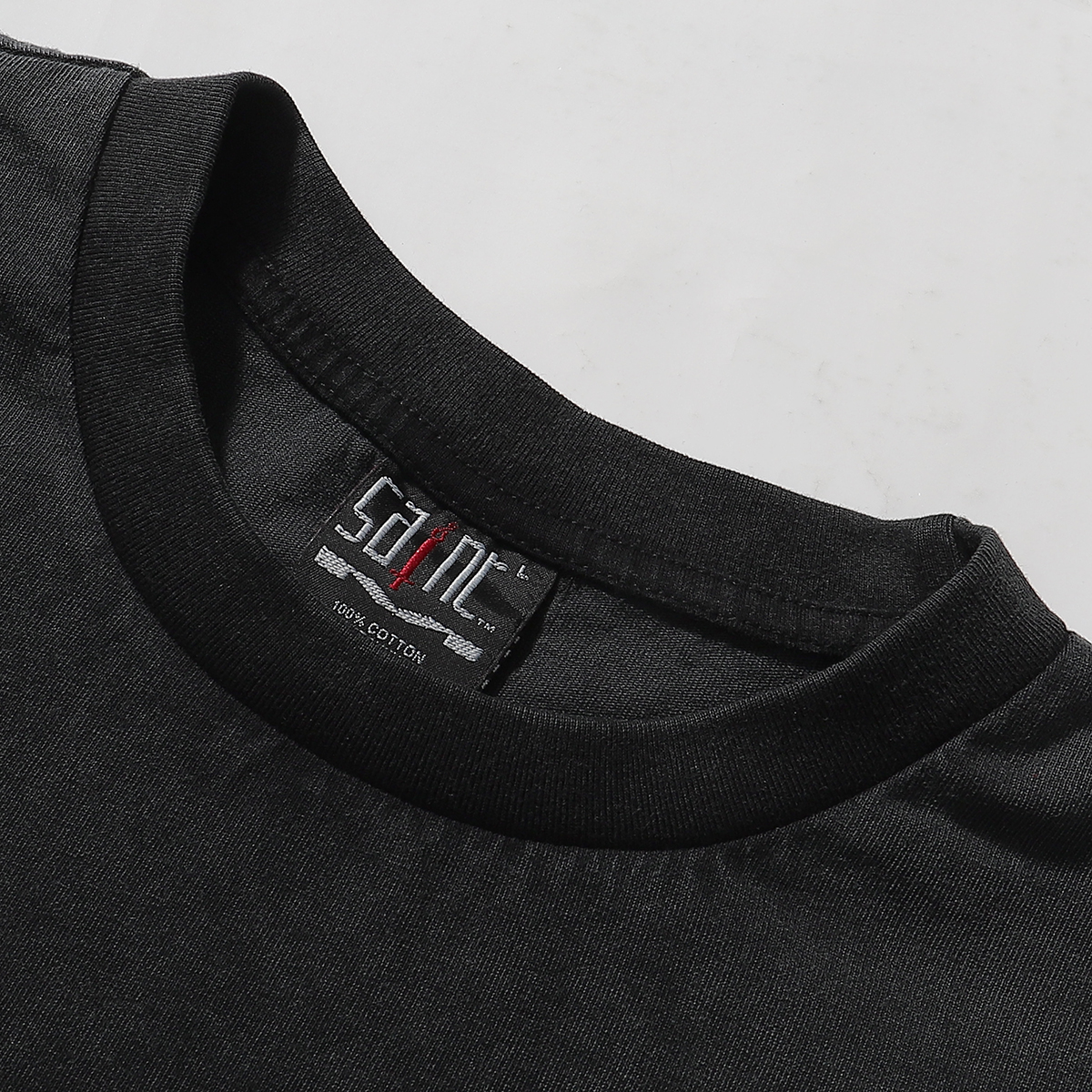编号1009 Saint Mxxxxxx Black Means T-shirt洗水T恤 · image 8