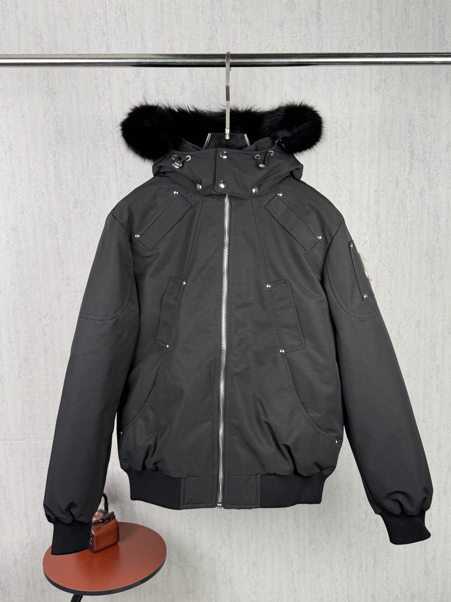 LZY177  moose knules 剪刀02款（银标银拉链）短款羽绒服 · image 12