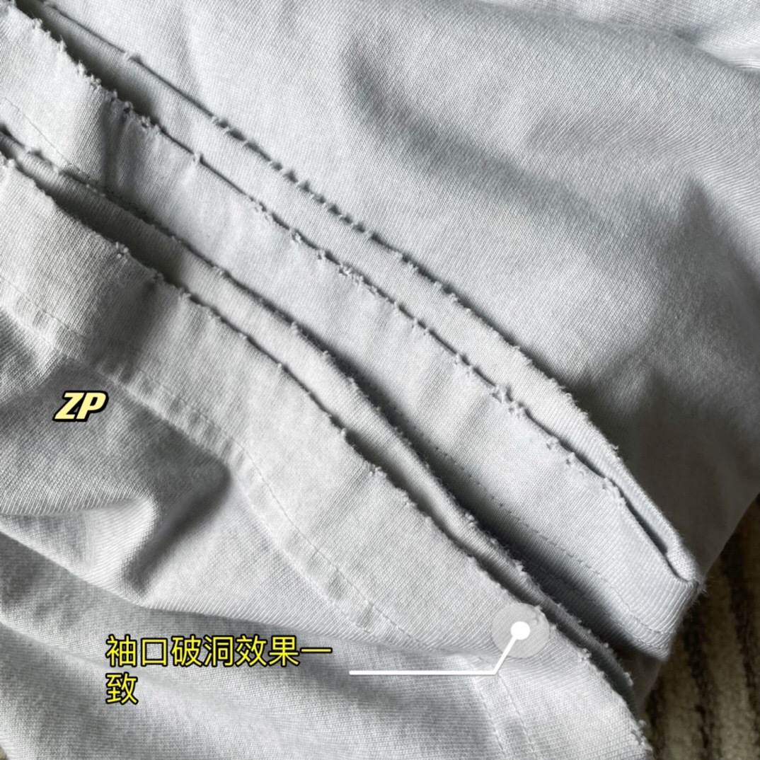 P259 bag破坏字母logo短袖 · image 11