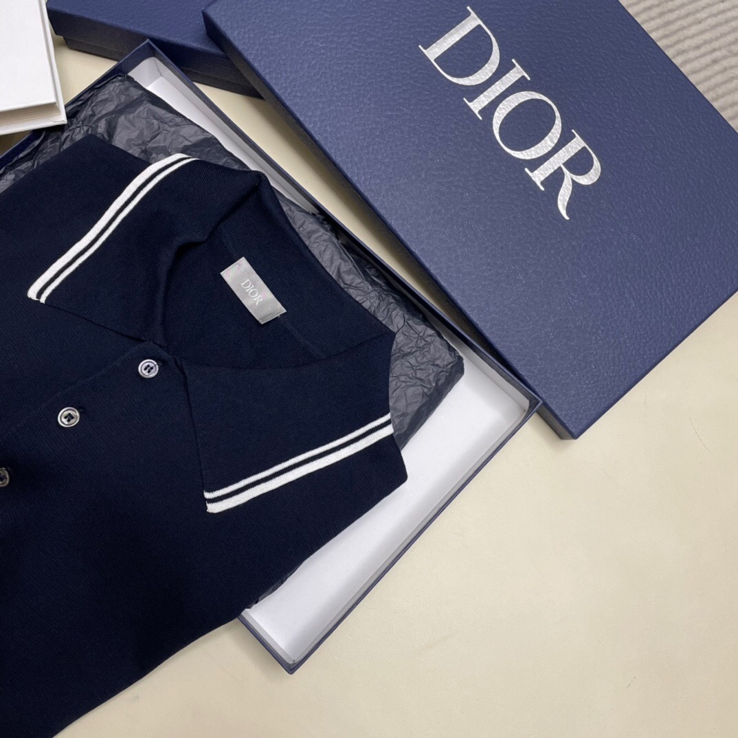 P339 CD针织polo兰色 · image 9
