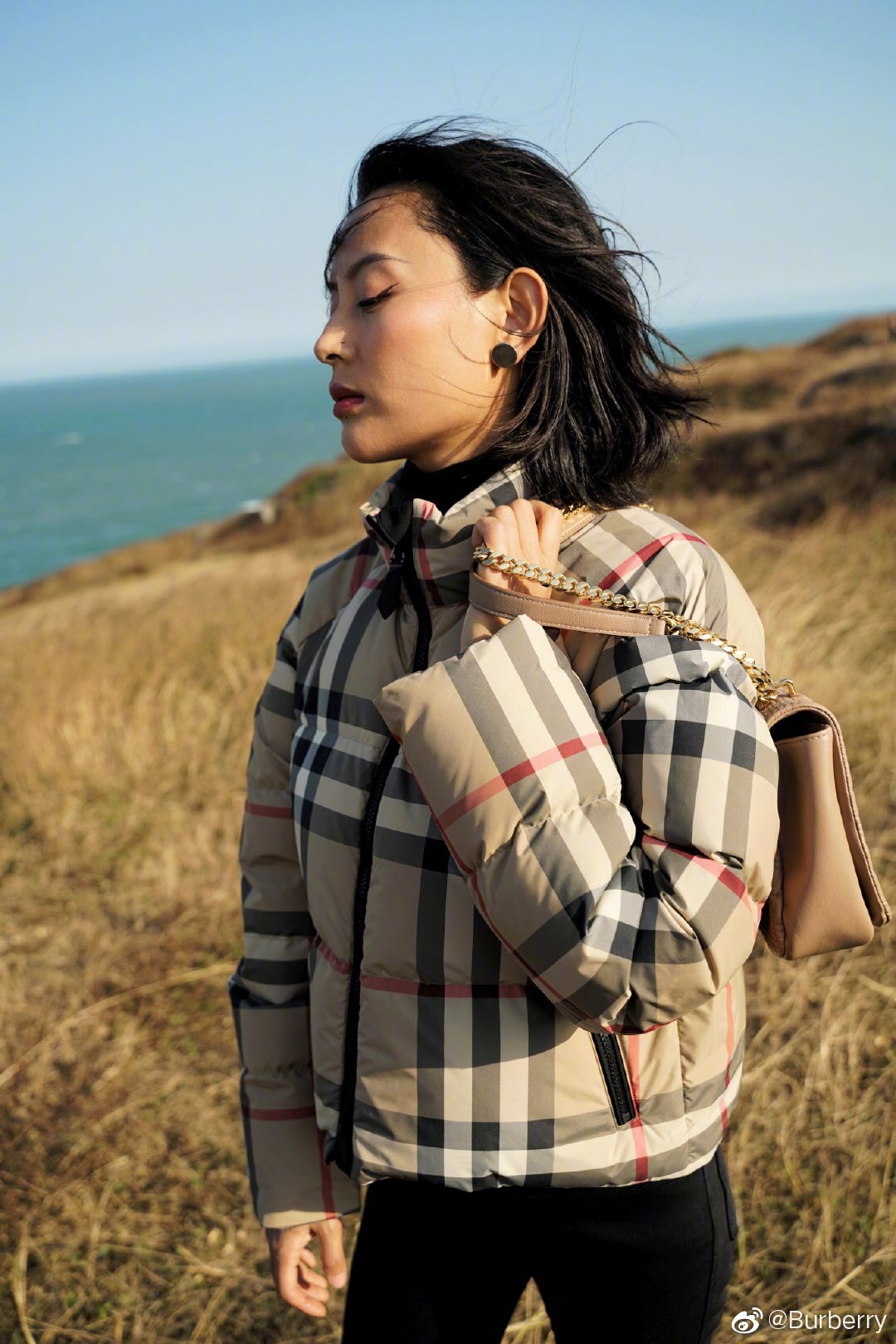 P819 格纹印花短款羽绒服(Women） · image 23