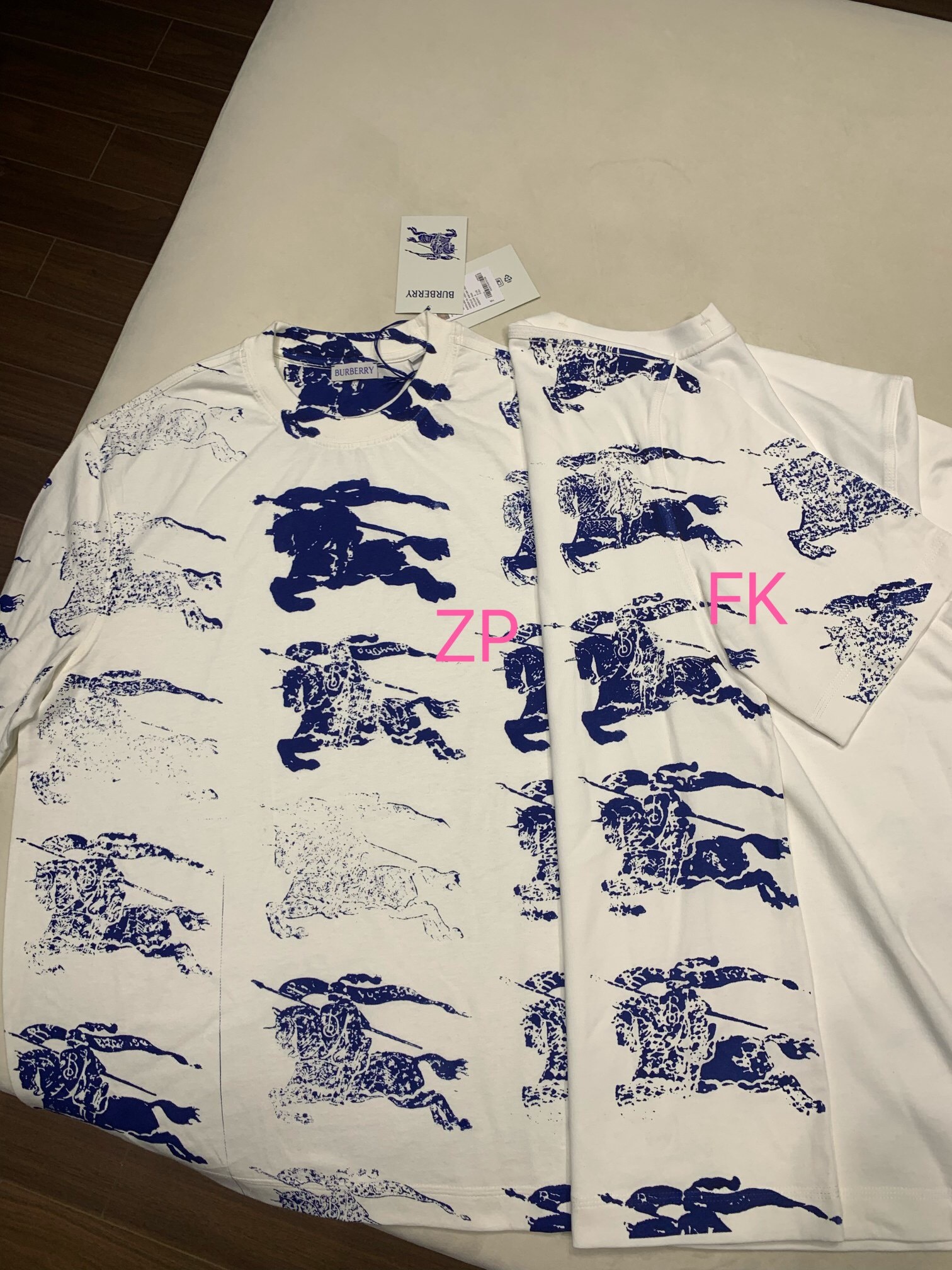 P239 马术水墨印章短袖 白色 · image 8