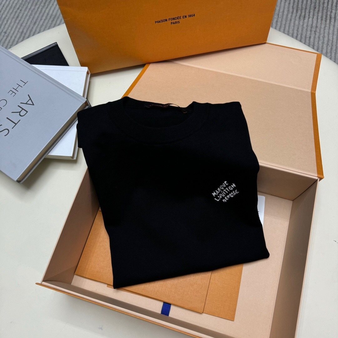 P309 袖口logo提花短袖 黑色 · image 7