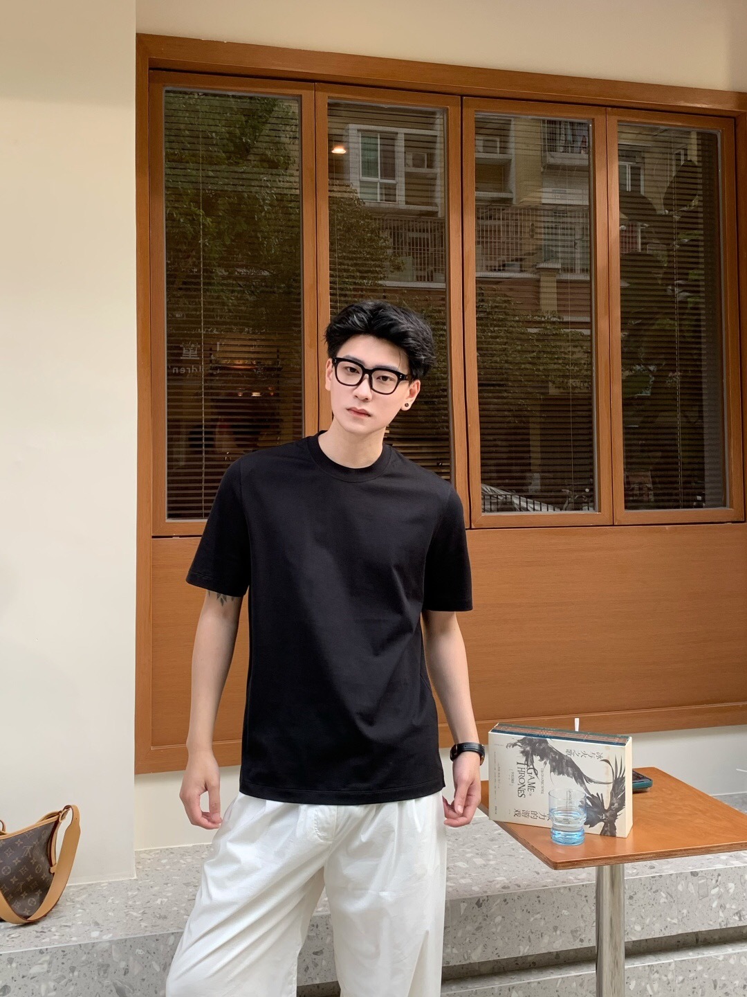 P199 长绒棉T恤黑色 · image 19