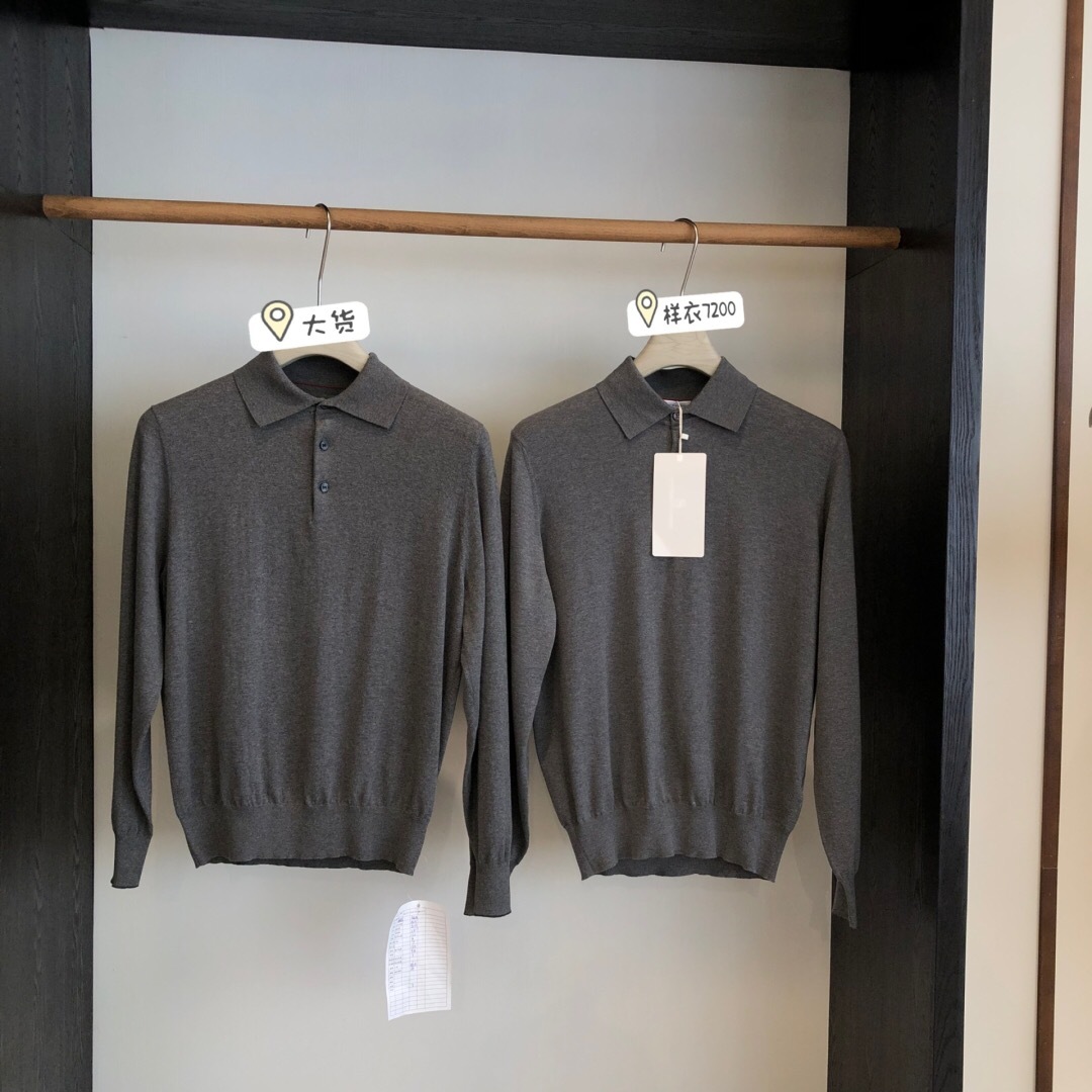 P339 棉质针织毛衣灰色 · image 16