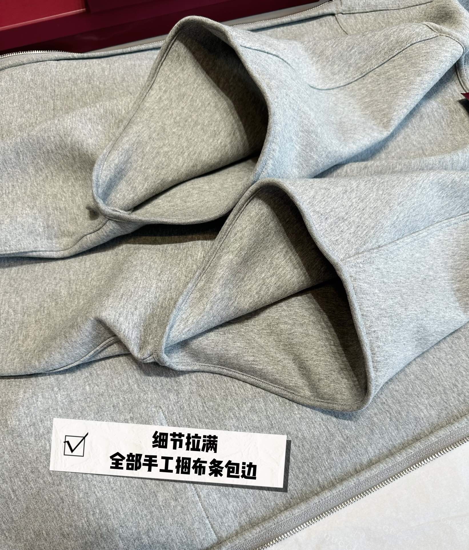 P509 太空棉刺绣卫衣 灰色 · image 8