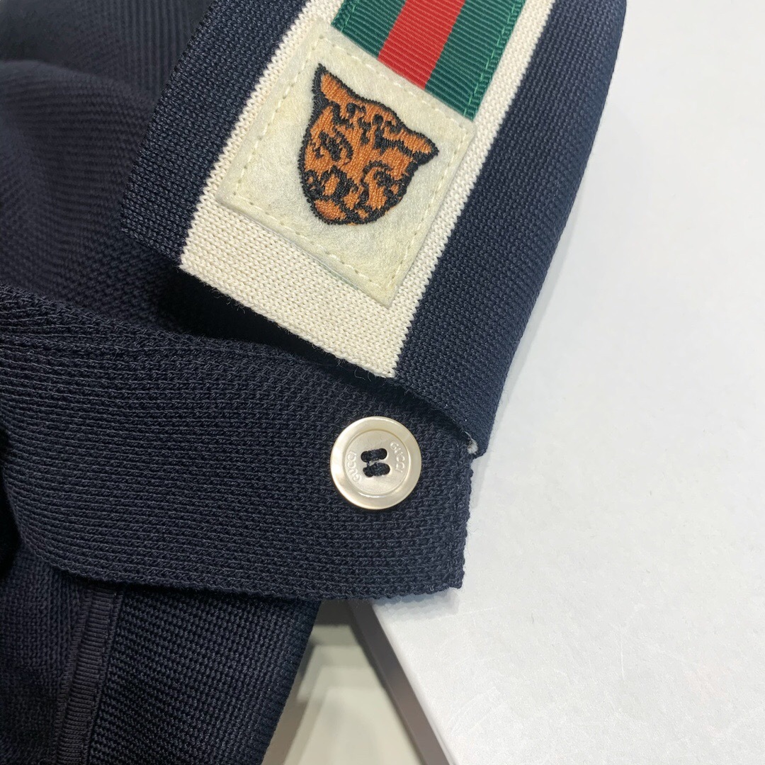 P289 虎头织带POLO衫 深蓝色 · image 6