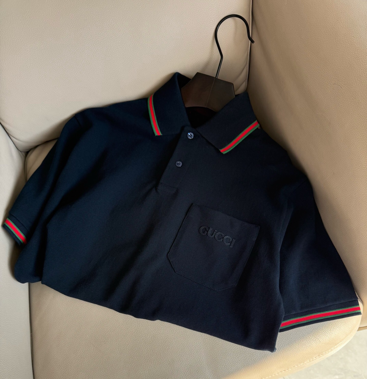 P299 深蓝色滚边POLO衫 · image 10