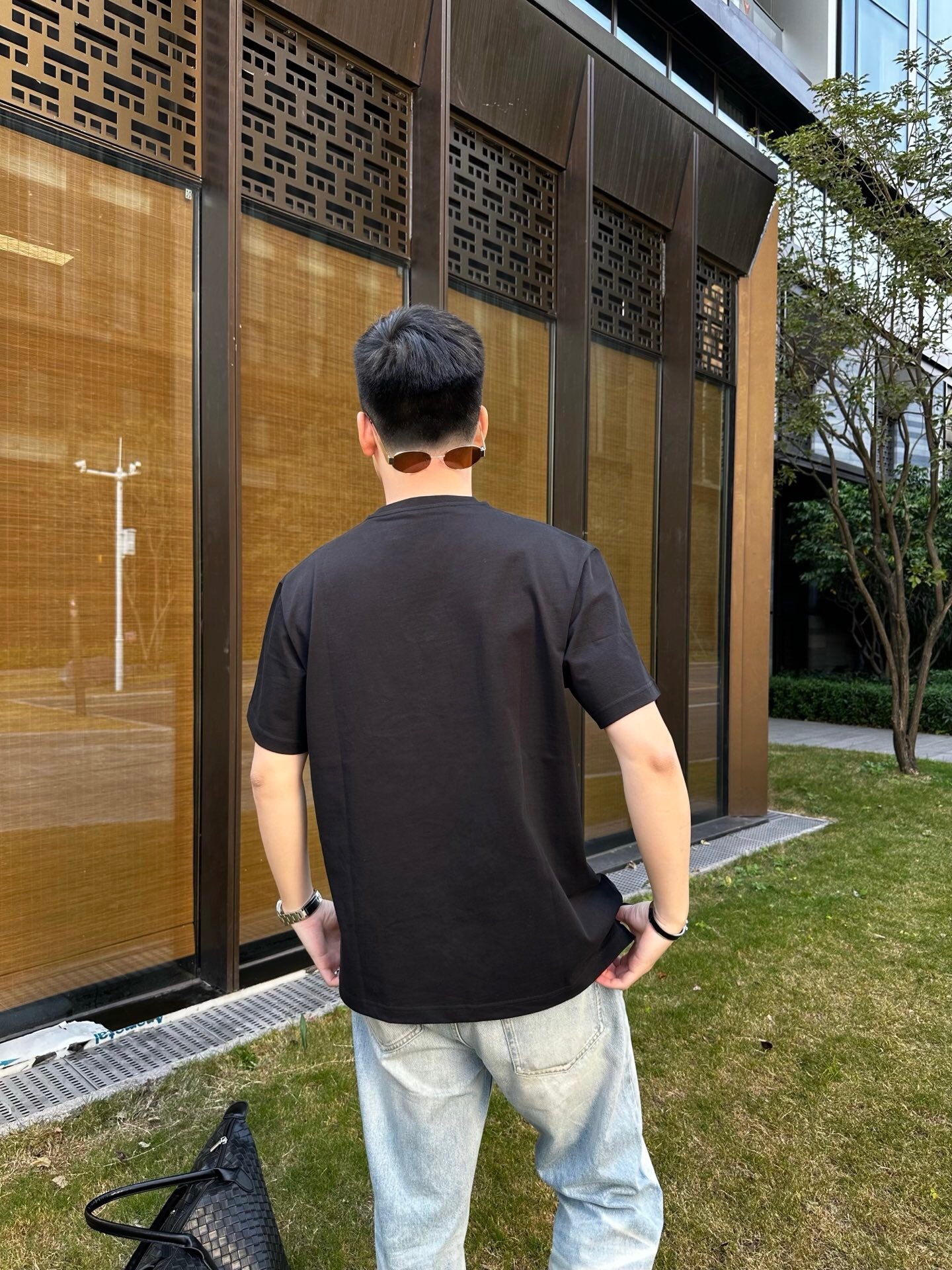 P219 黑色双G刺绣T恤 · image 17