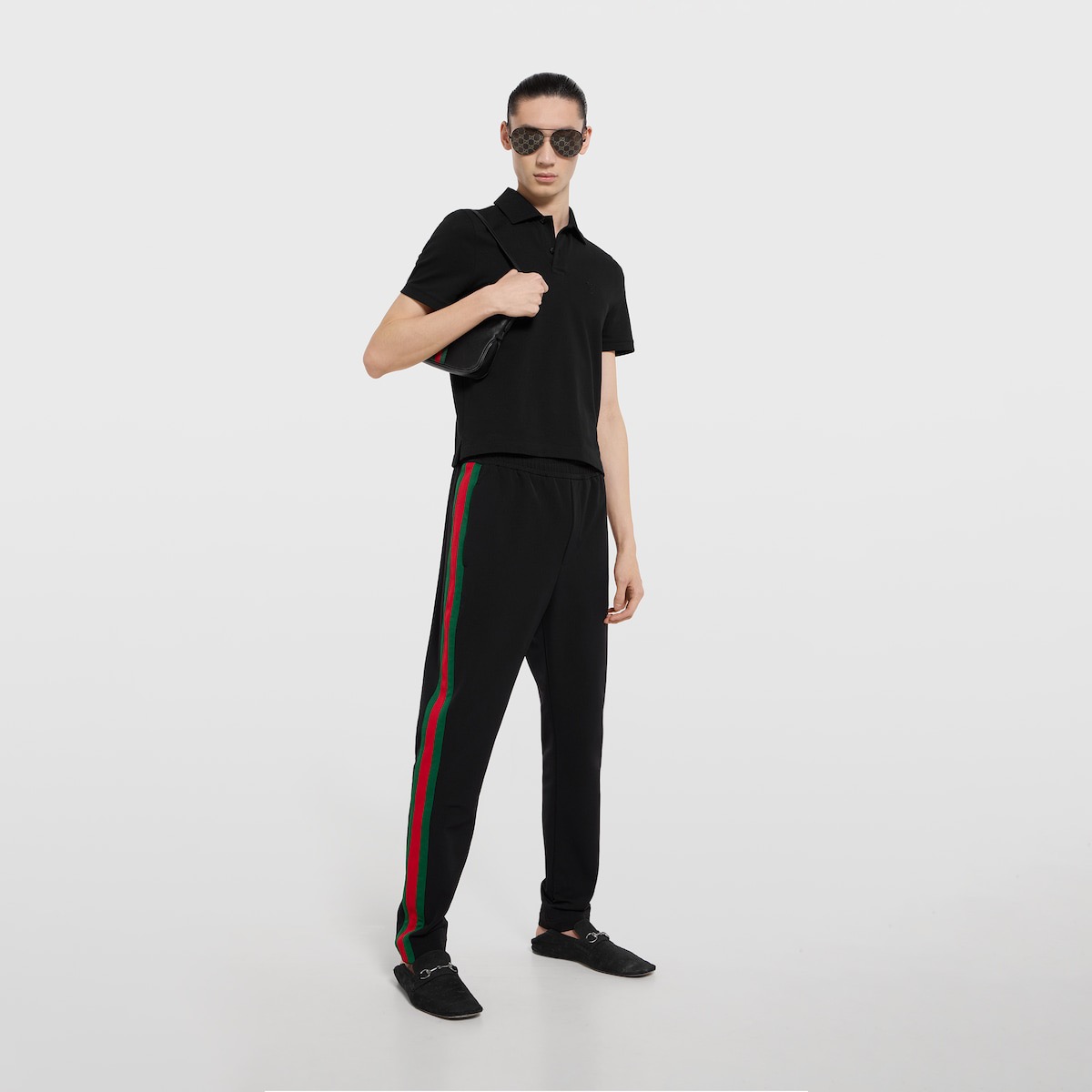 P299 黑色徽章刺绣POLO衫 · image 12