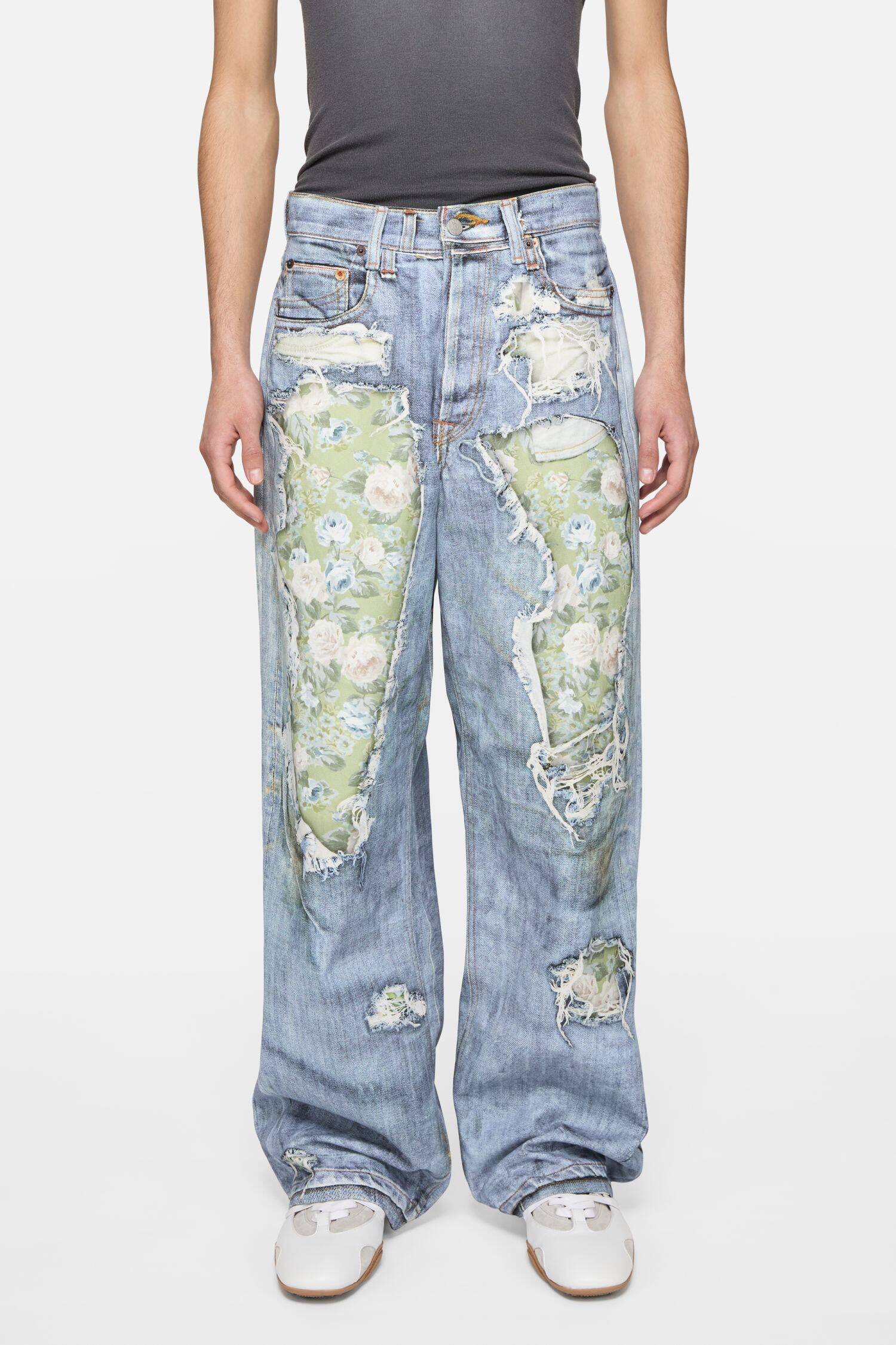 P379 玫瑰花卉印花直筒裤 · image 17